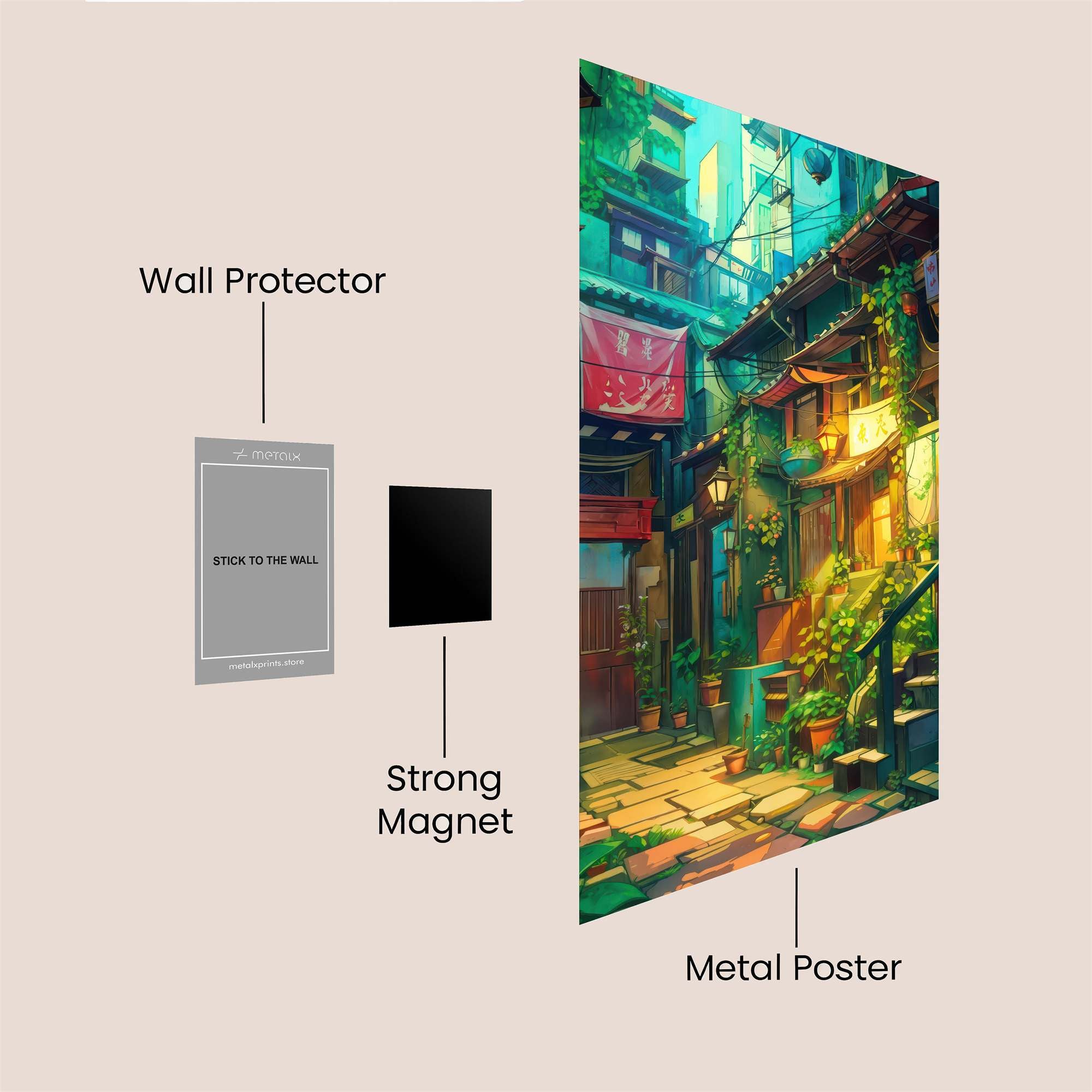 Alley Dream Safe Wall Magnetic / M