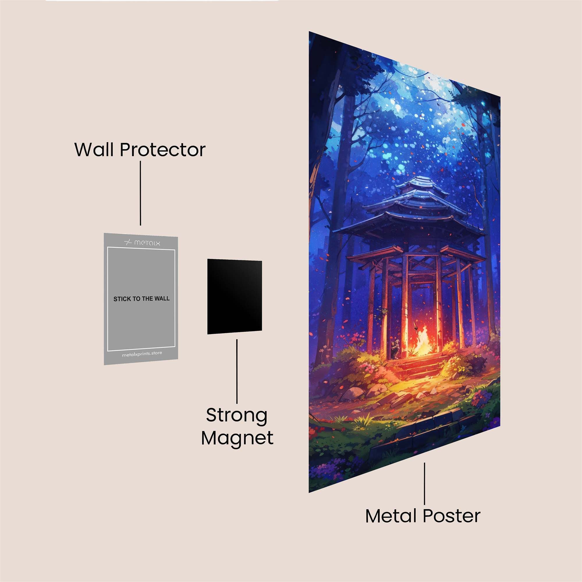 Pavilion Glow Safe Wall Magnetic / M