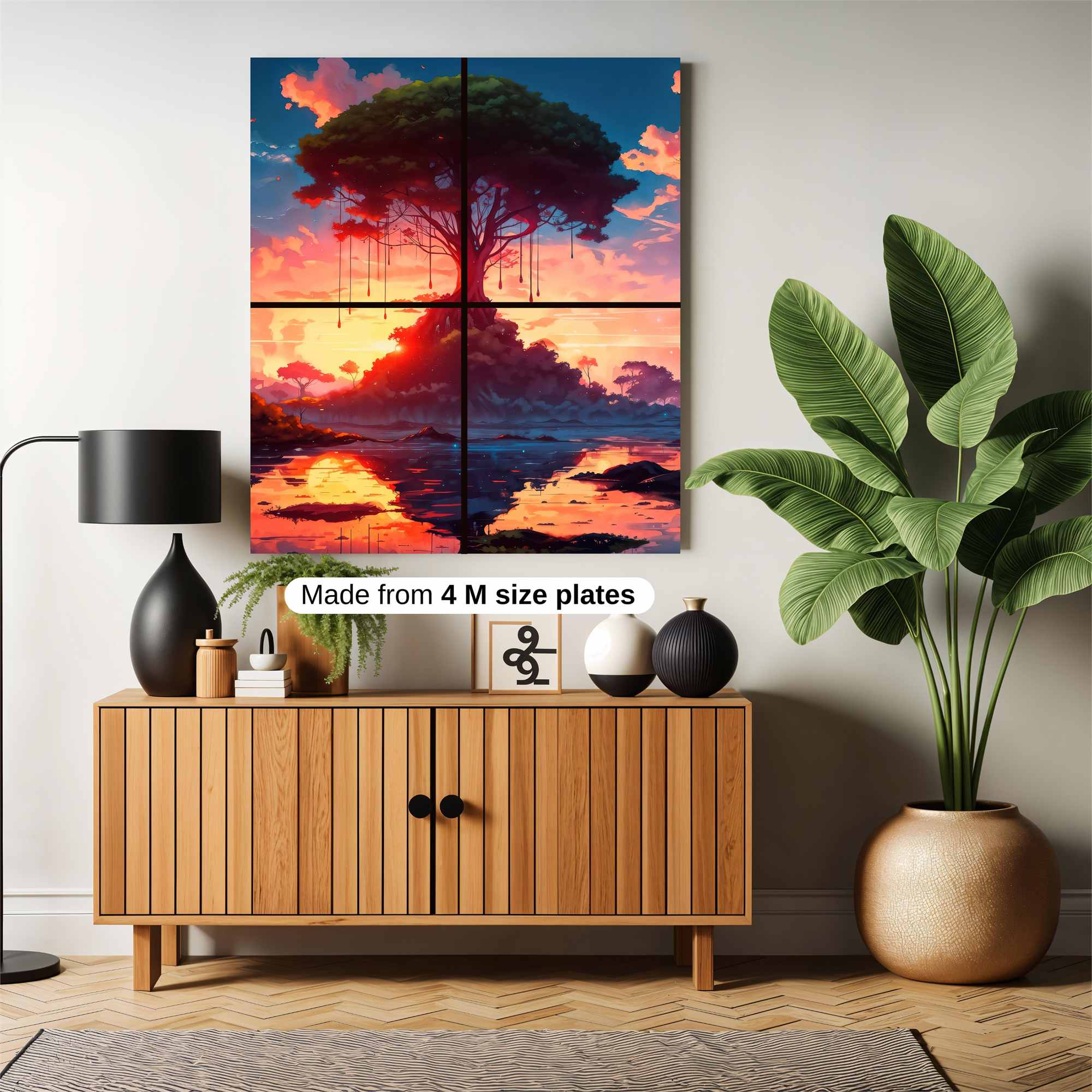 Sunset Serenity Safe Wall Magnetic / M