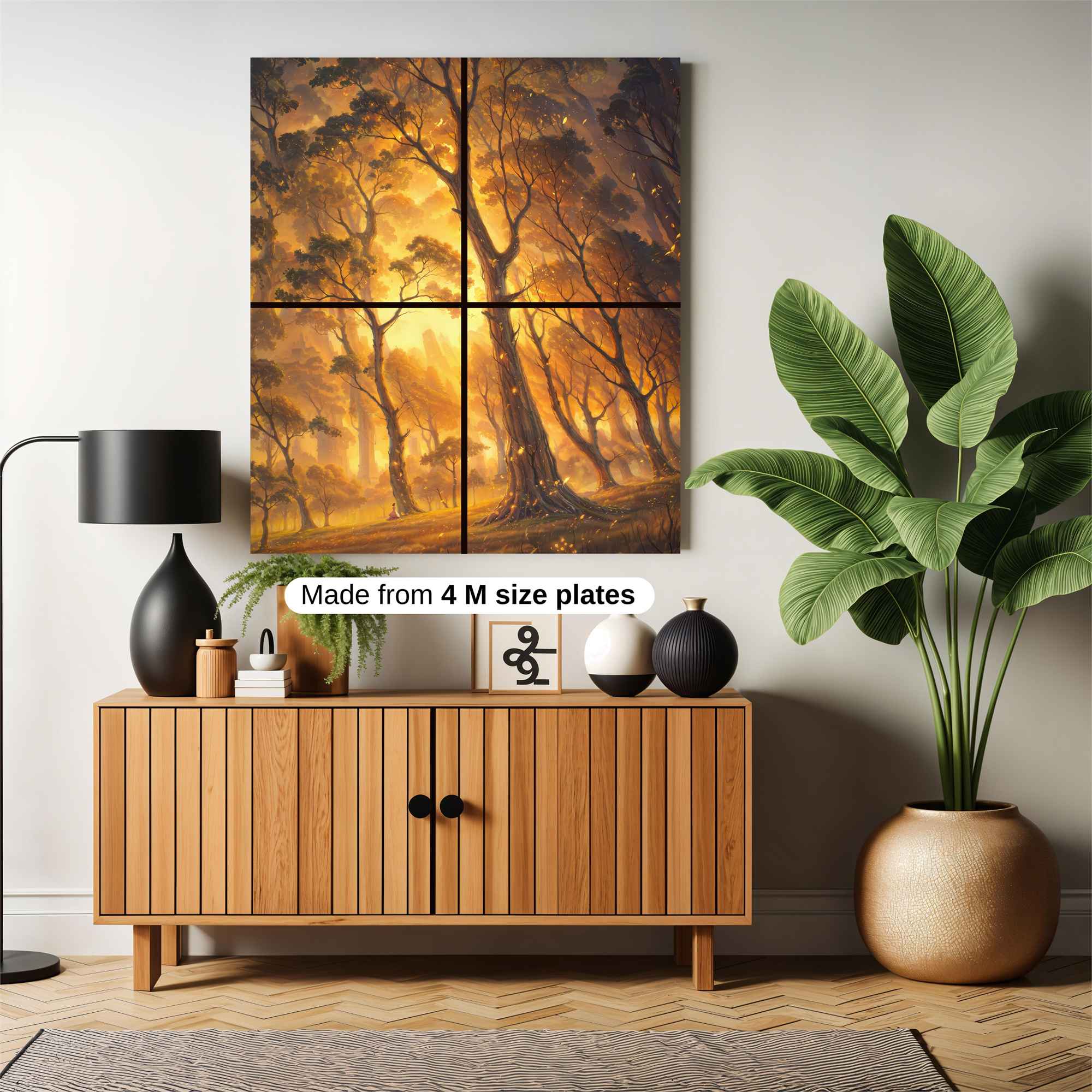 Sunlit Serenity Safe Wall Magnetic / M