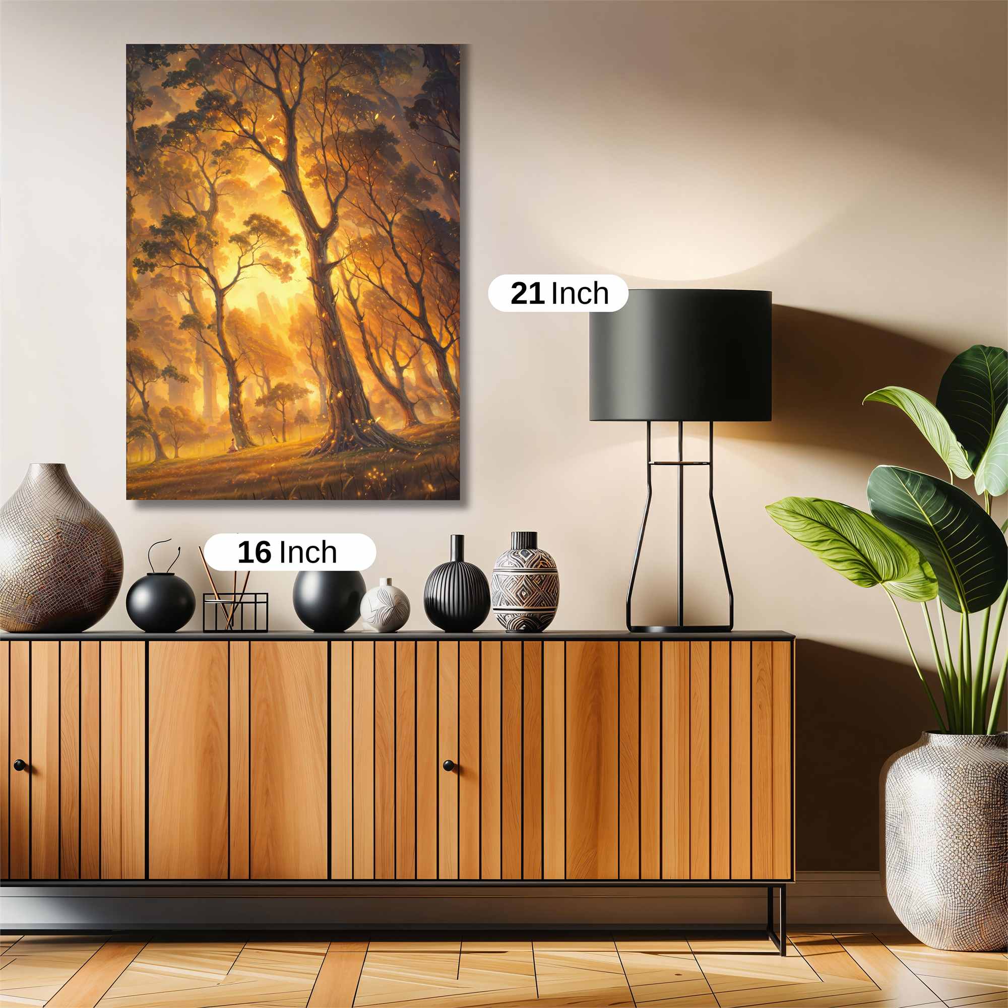 Sunlit Serenity Safe Wall Magnetic / M