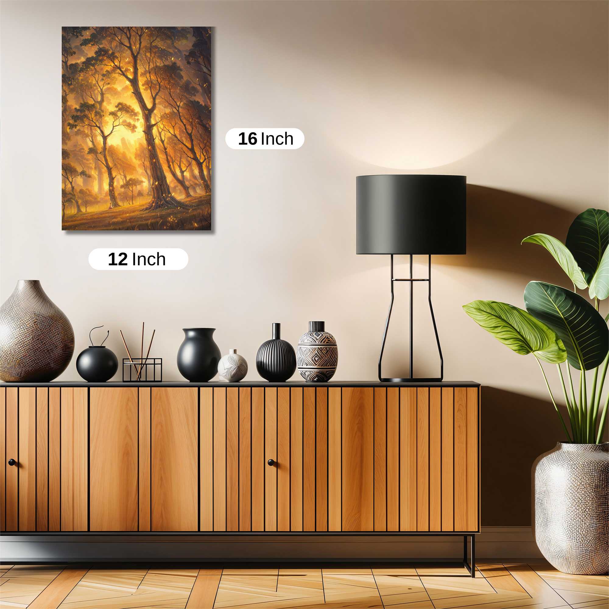 Sunlit Serenity Safe Wall Magnetic / M