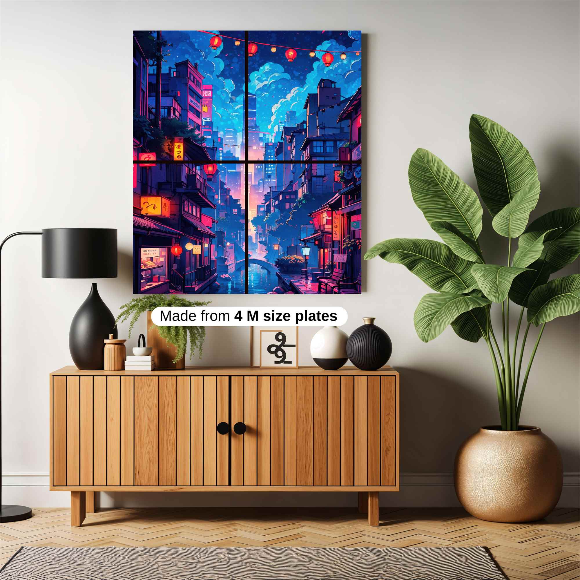 Neon Serenity Safe Wall Magnetic / M