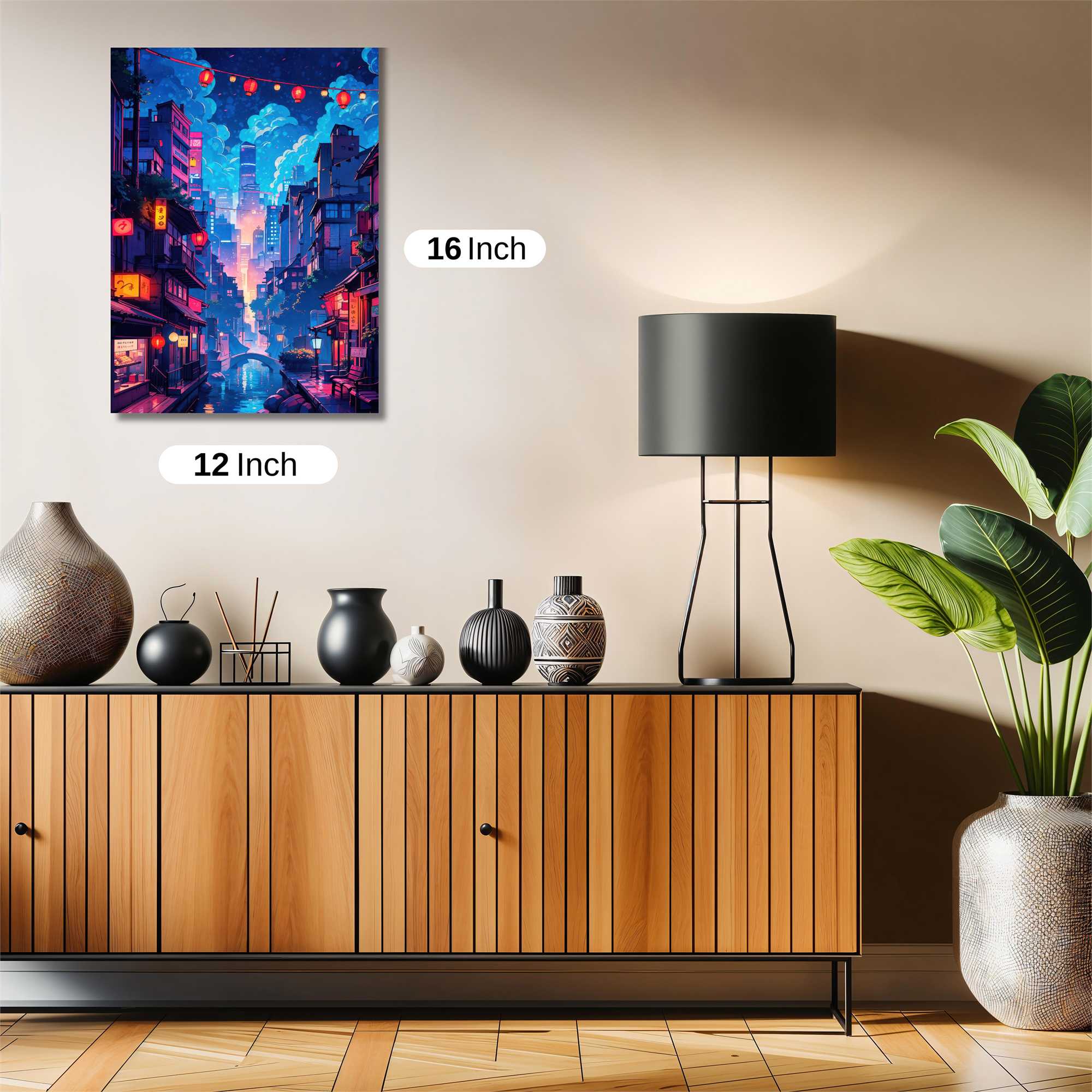 Neon Serenity Safe Wall Magnetic / M