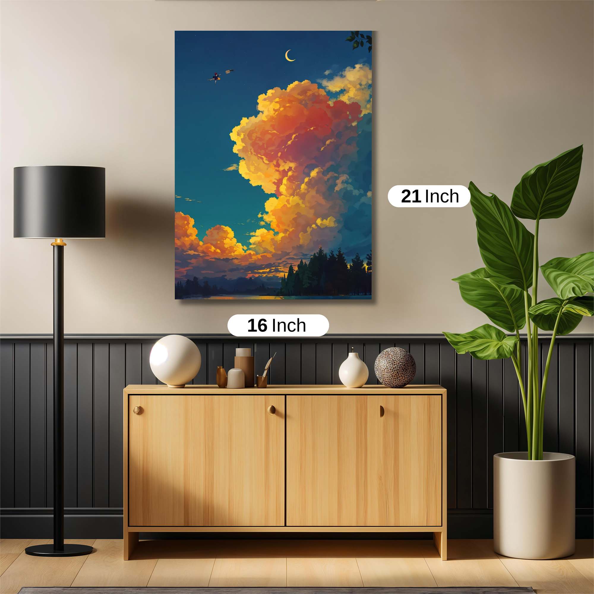 Sunset Serenity Safe Wall Magnetic / M