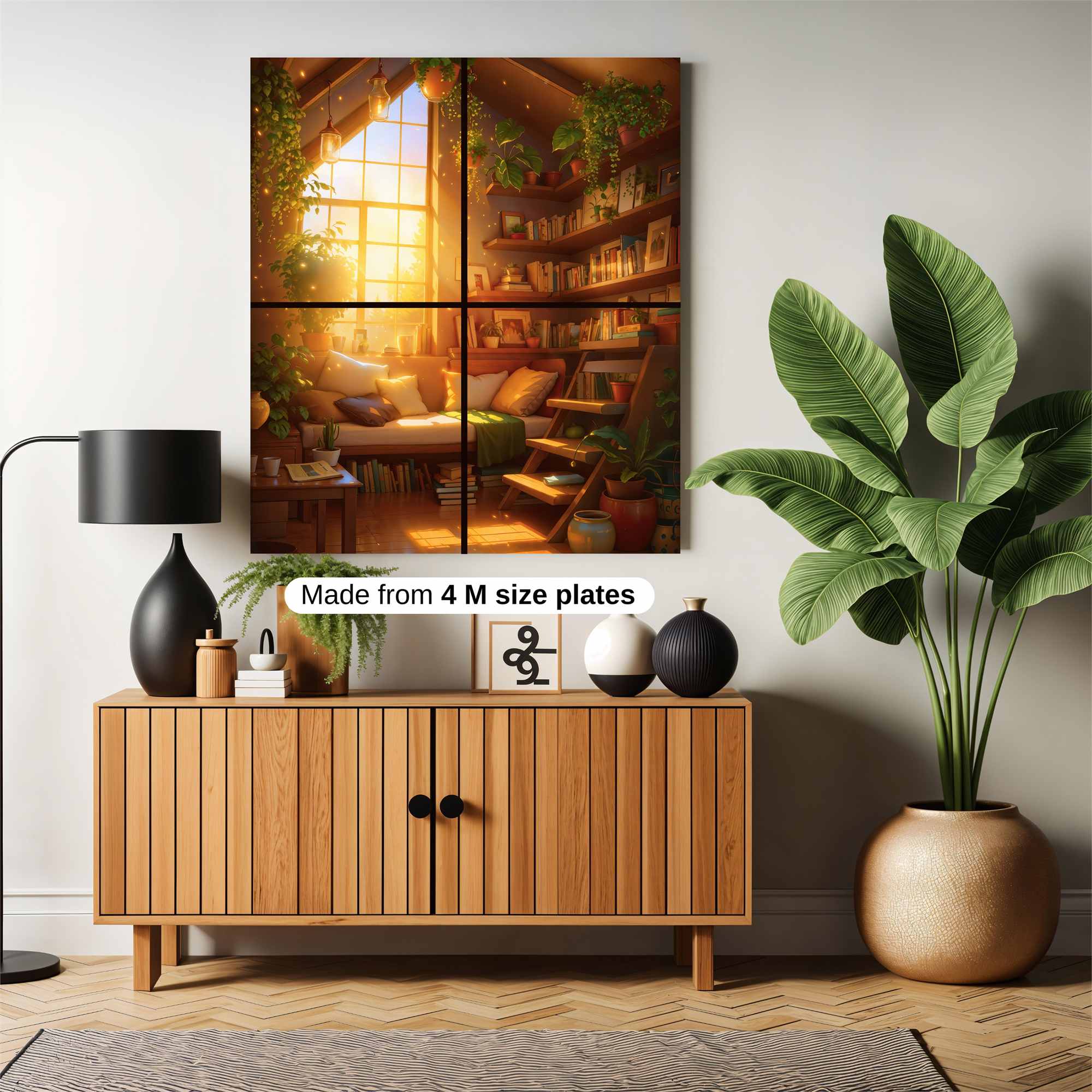 Sunlit Sanctuary Safe Wall Magnetic / M