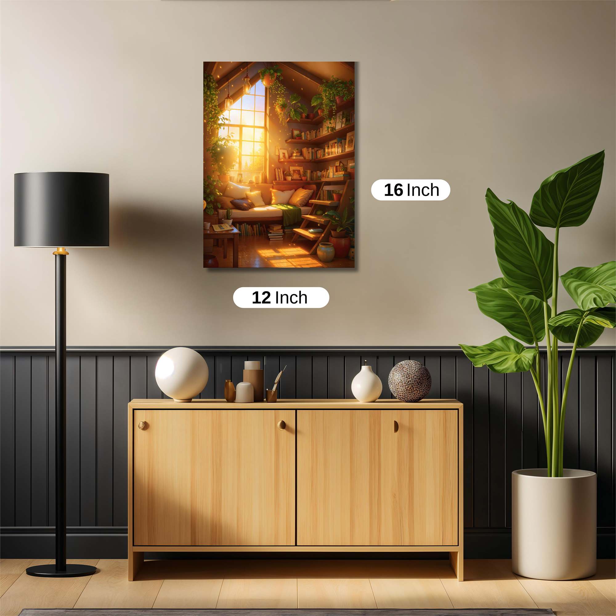 Sunlit Sanctuary Safe Wall Magnetic / M