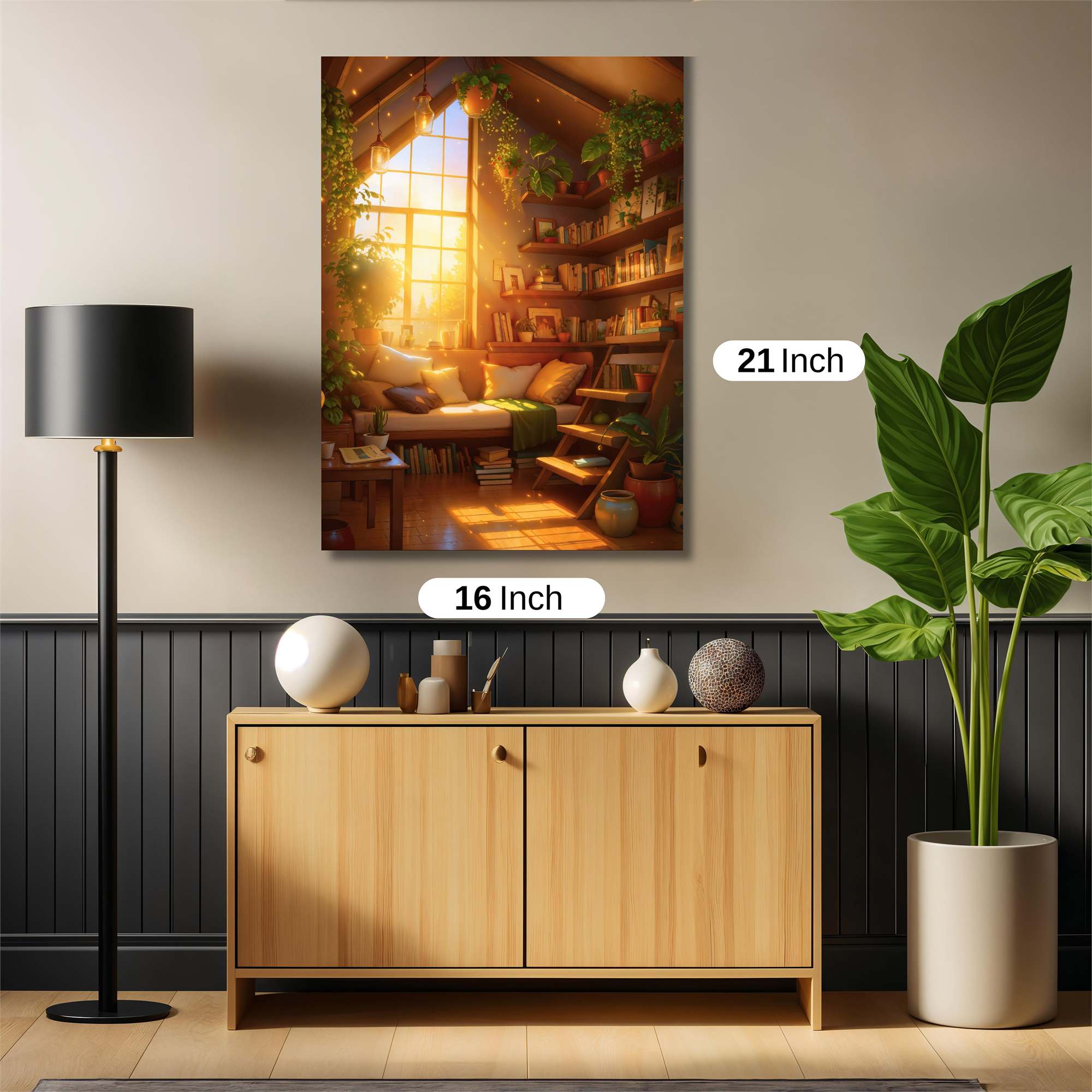 Sunlit Sanctuary Safe Wall Magnetic / M