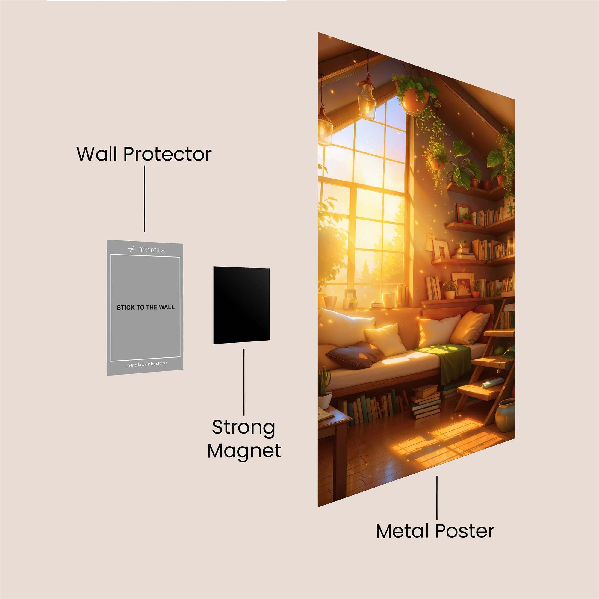 Sunlit Sanctuary Safe Wall Magnetic / M