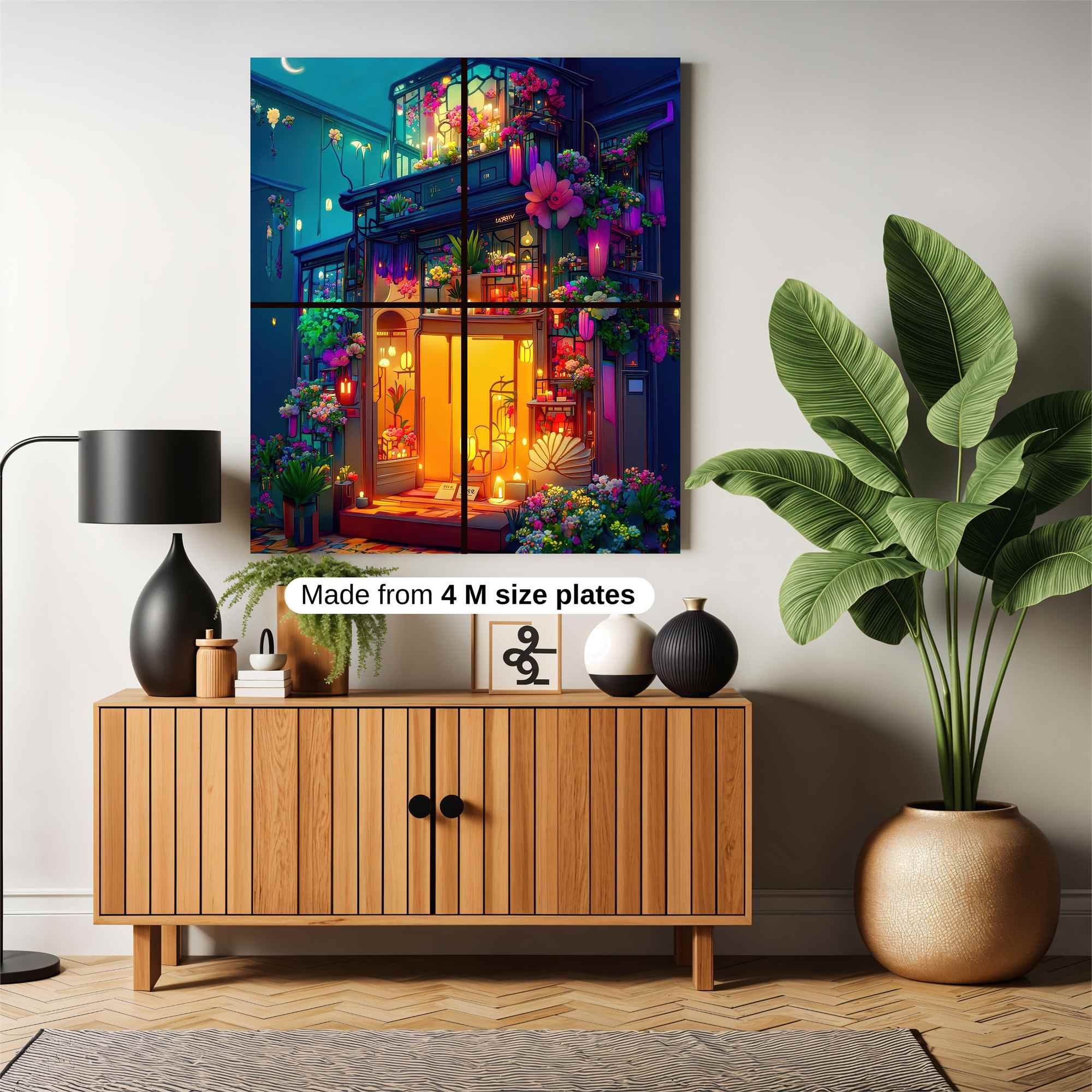 Floral Enchantment Safe Wall Magnetic / M