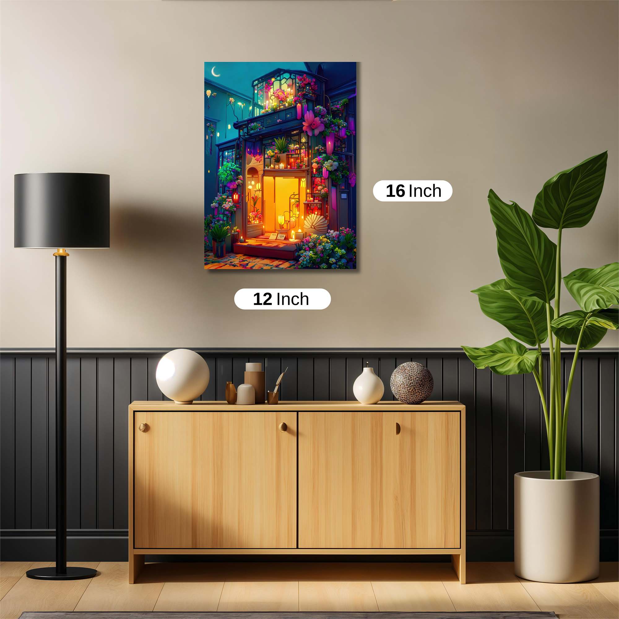 Floral Enchantment Safe Wall Magnetic / M