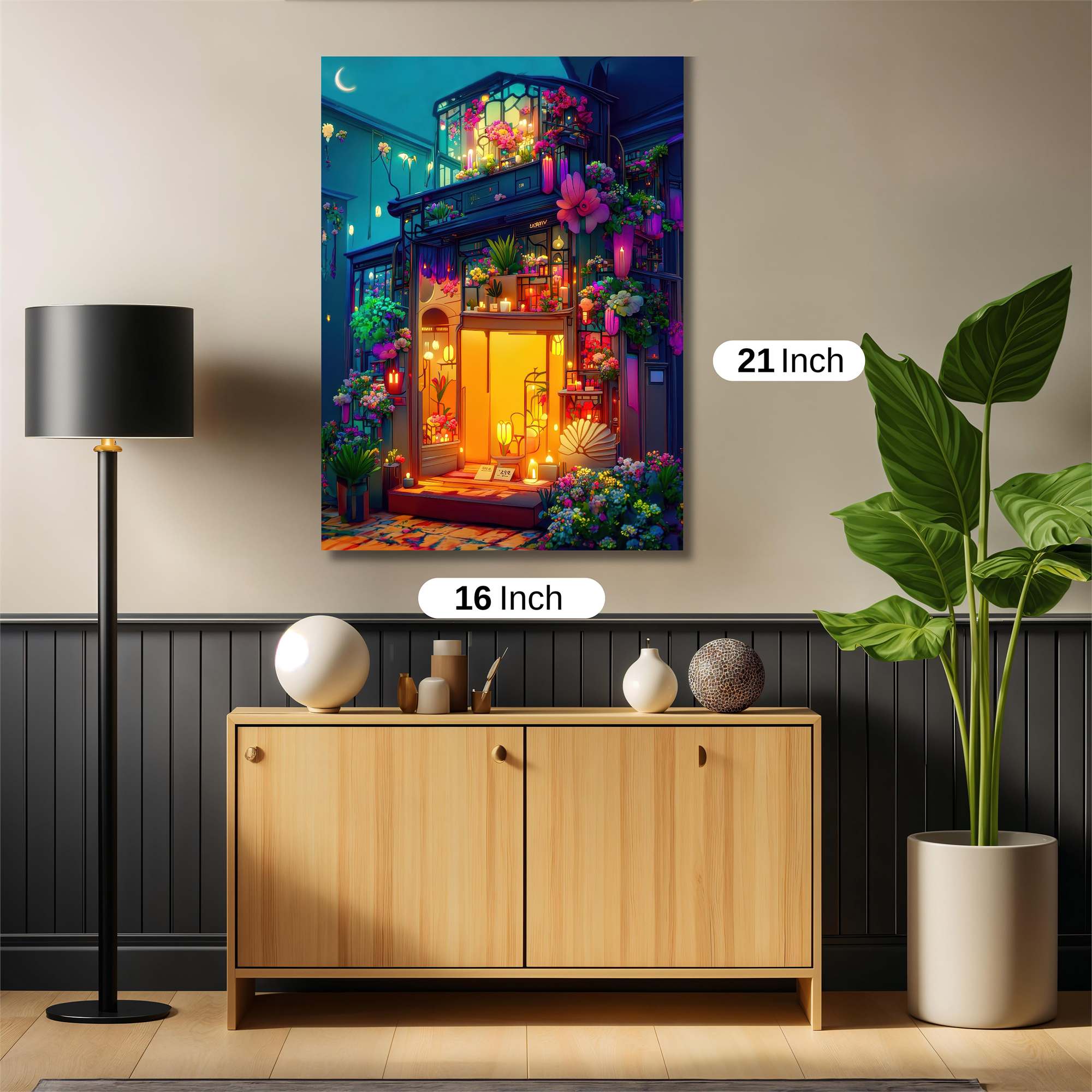 Floral Enchantment Safe Wall Magnetic / M