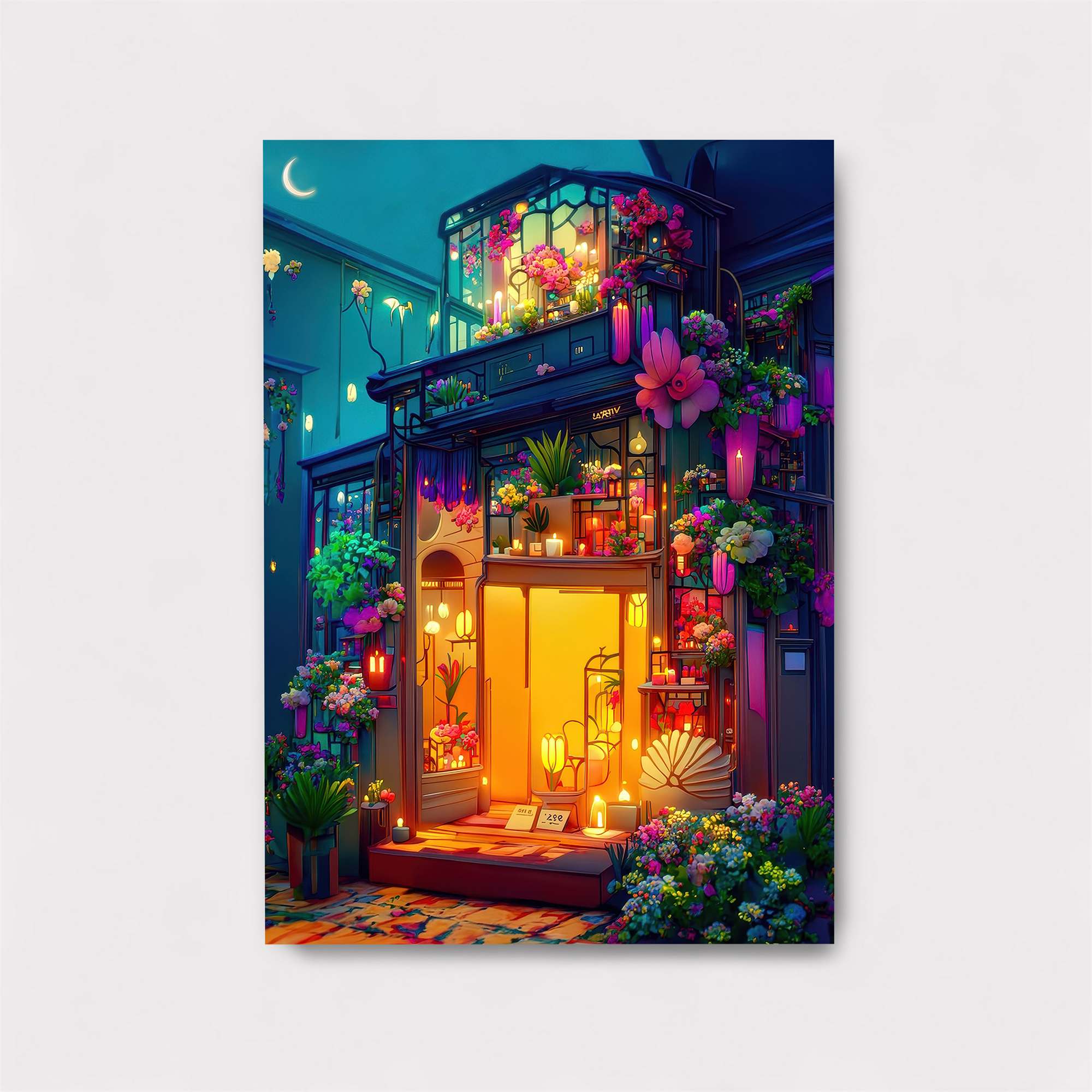 Floral Enchantment Safe Wall Magnetic / M