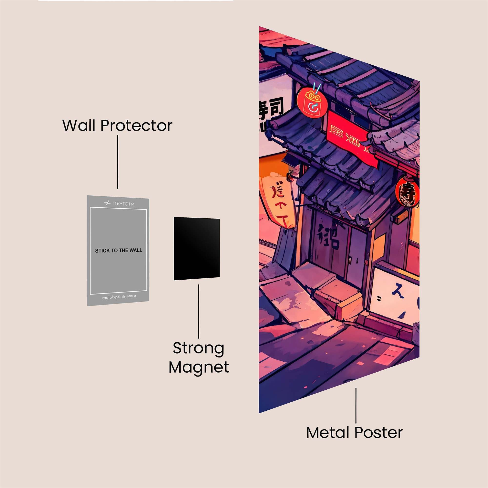 Sakura Serenity Safe Wall Magnetic / M