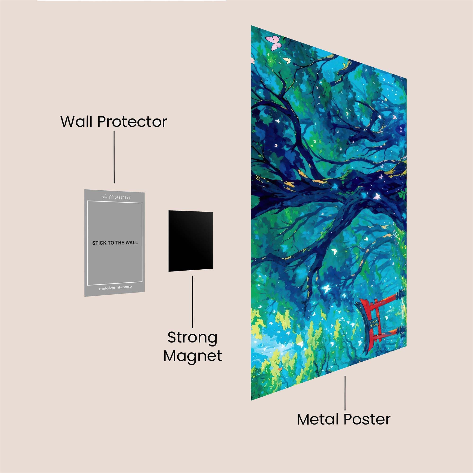Forest Dream Safe Wall Magnetic / M