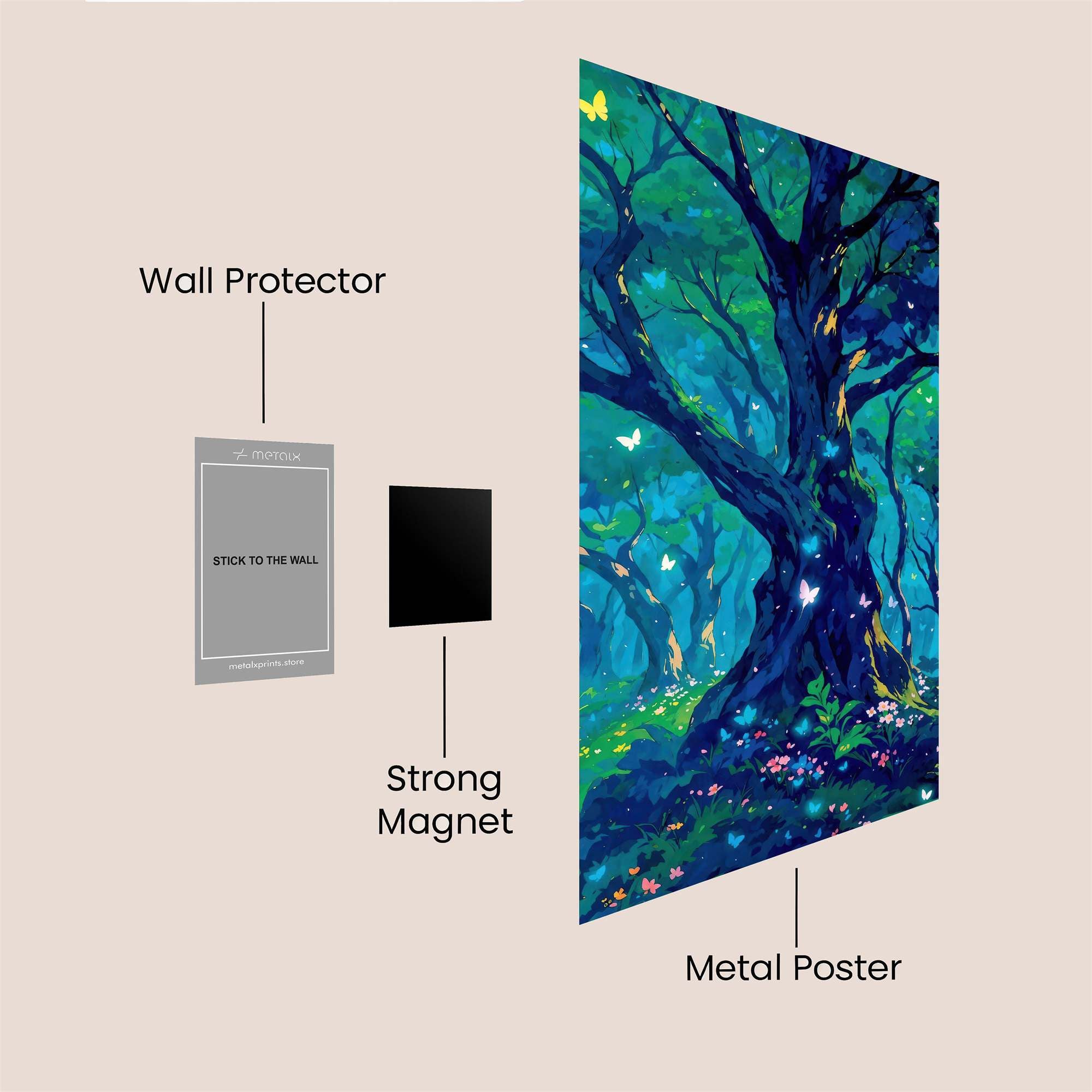 Enchanted Twilight Safe Wall Magnetic / M