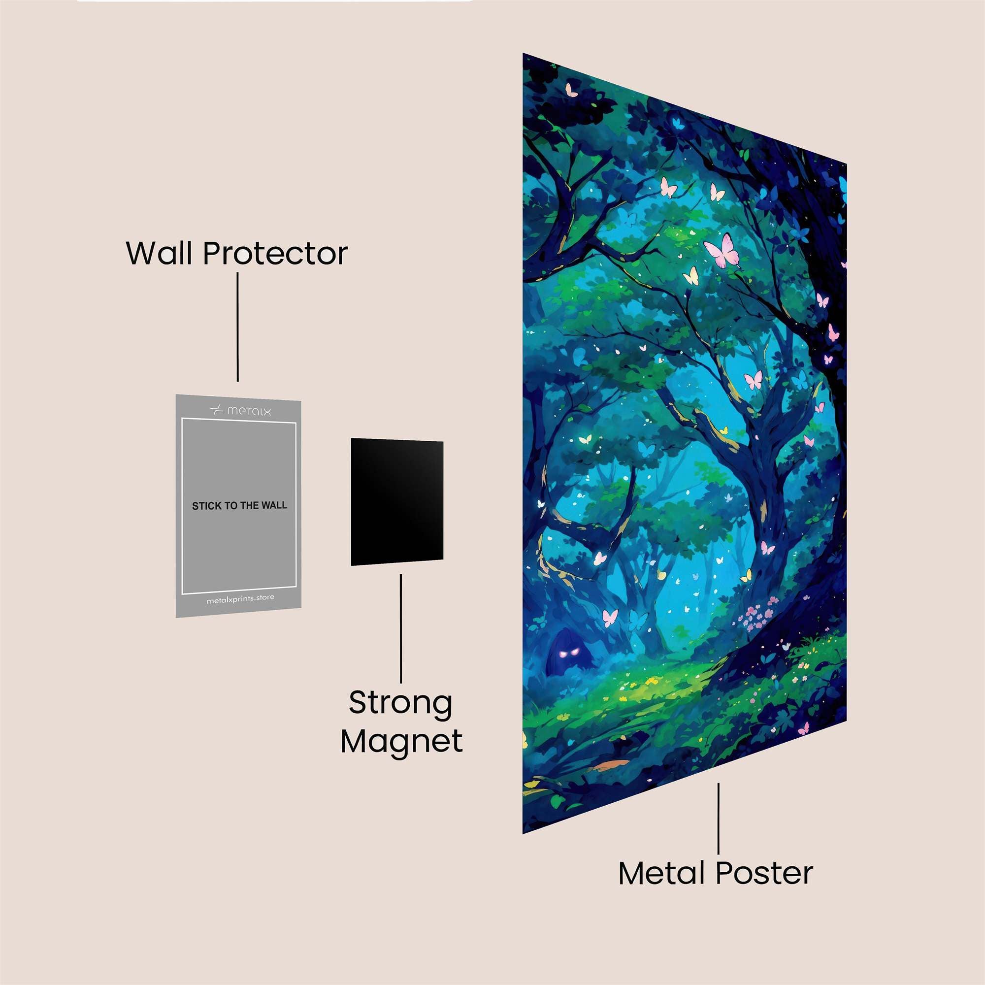 Forest Enchantment Safe Wall Magnetic / M