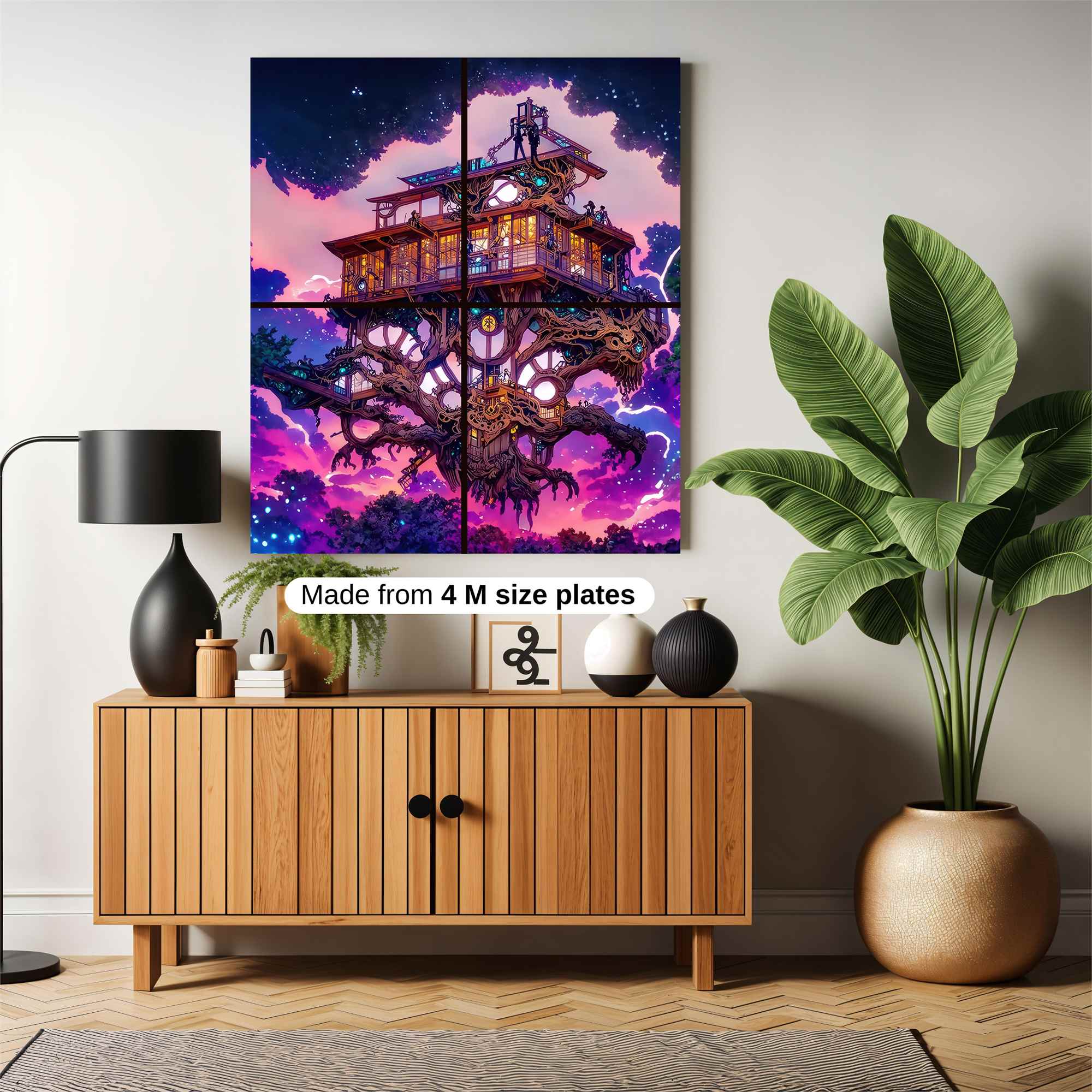 Treehouse Dreamscape Safe Wall Magnetic / M