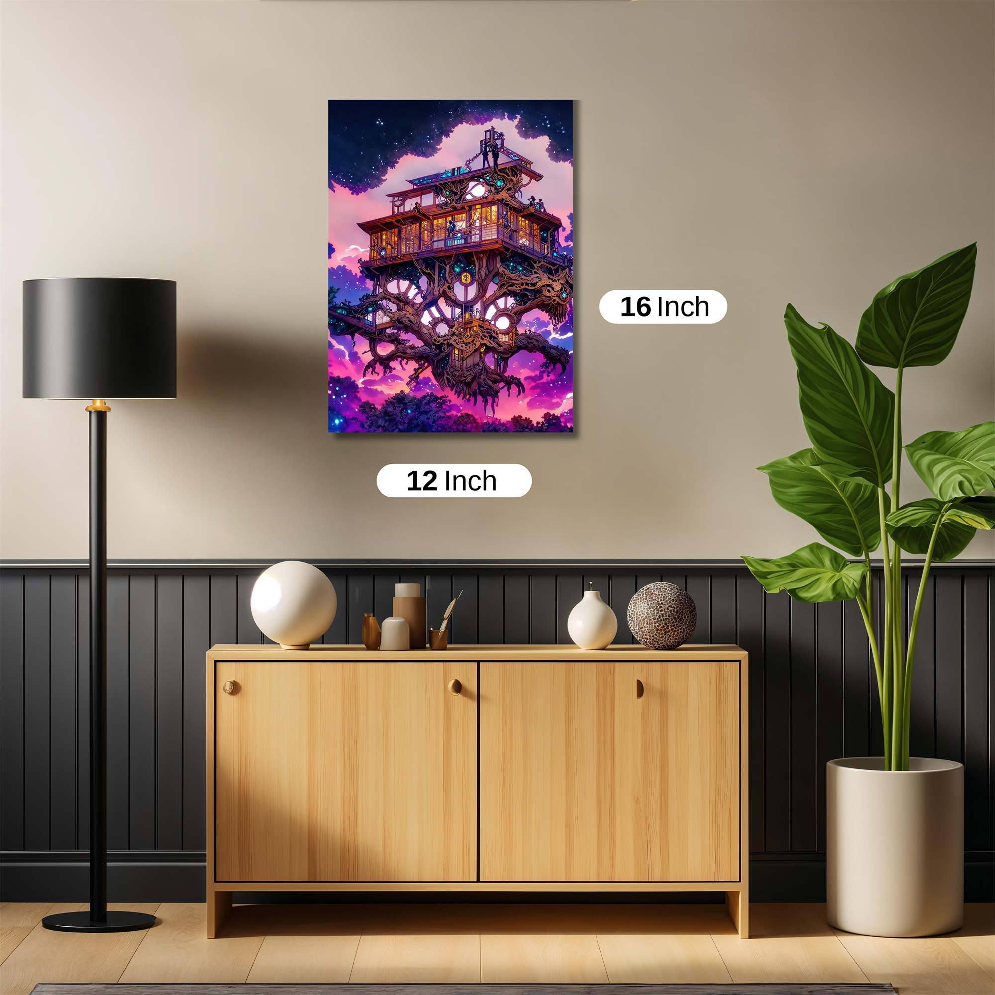Treehouse Dreamscape Safe Wall Magnetic / M