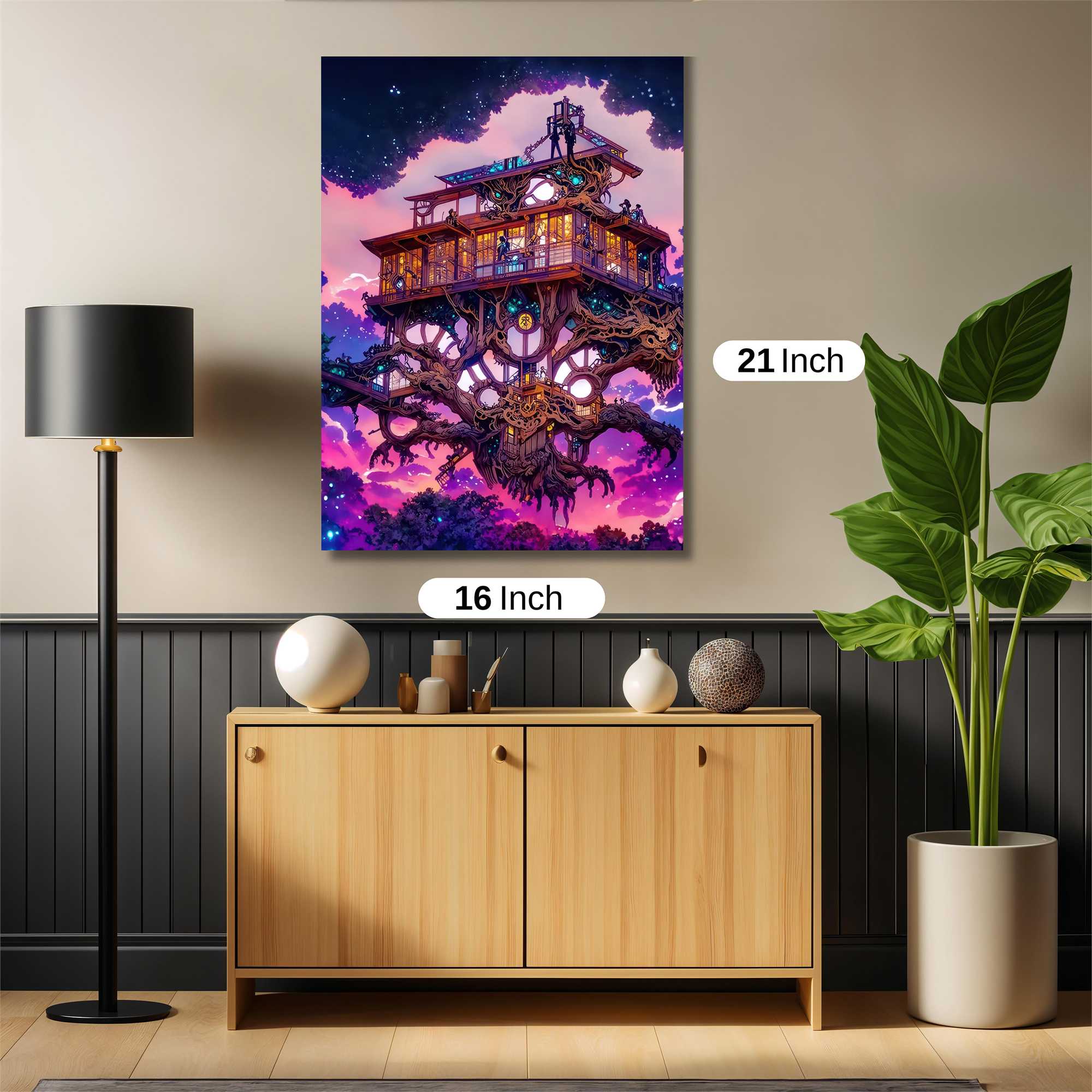 Treehouse Dreamscape Safe Wall Magnetic / M