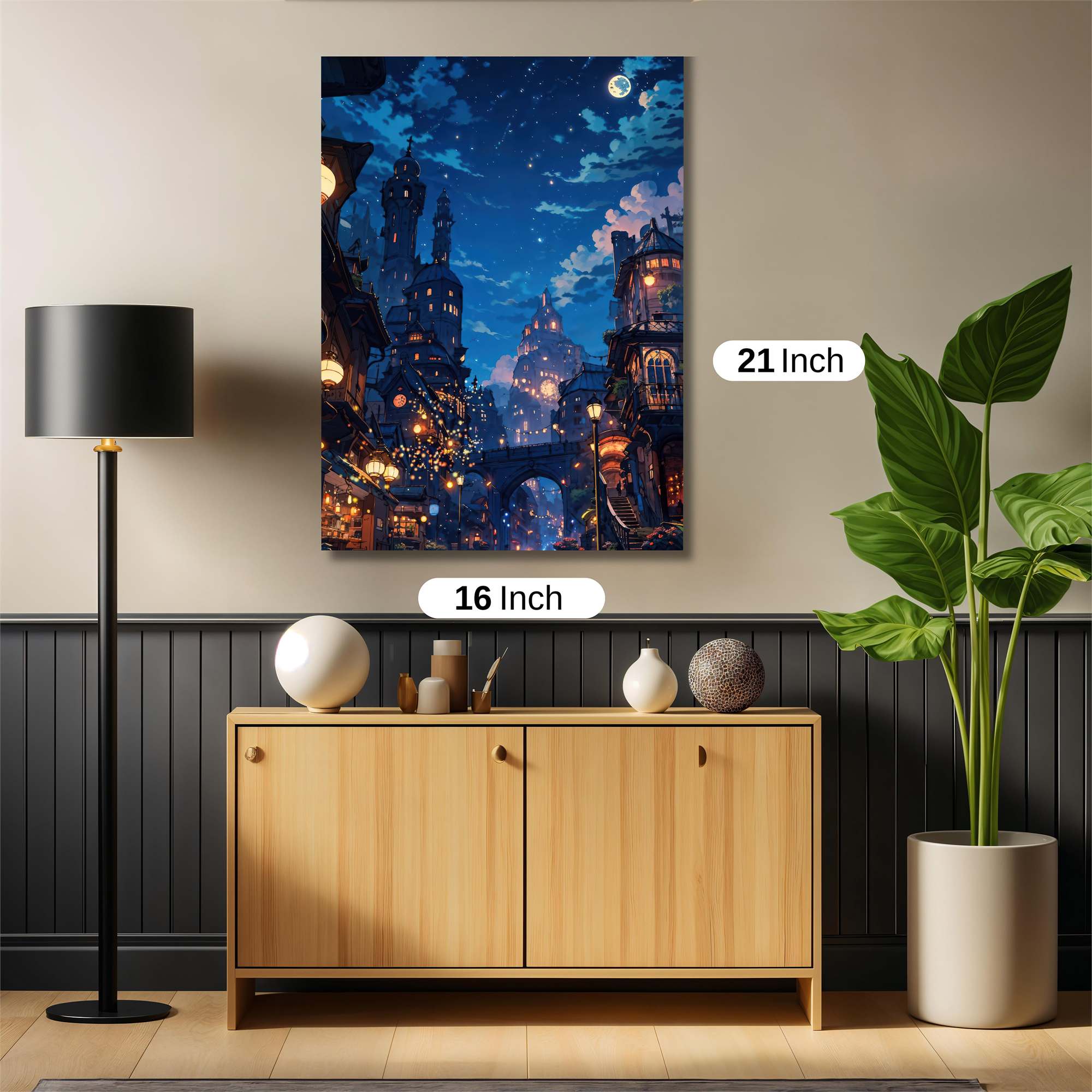 Moonlit Enchantment Safe Wall Magnetic / M