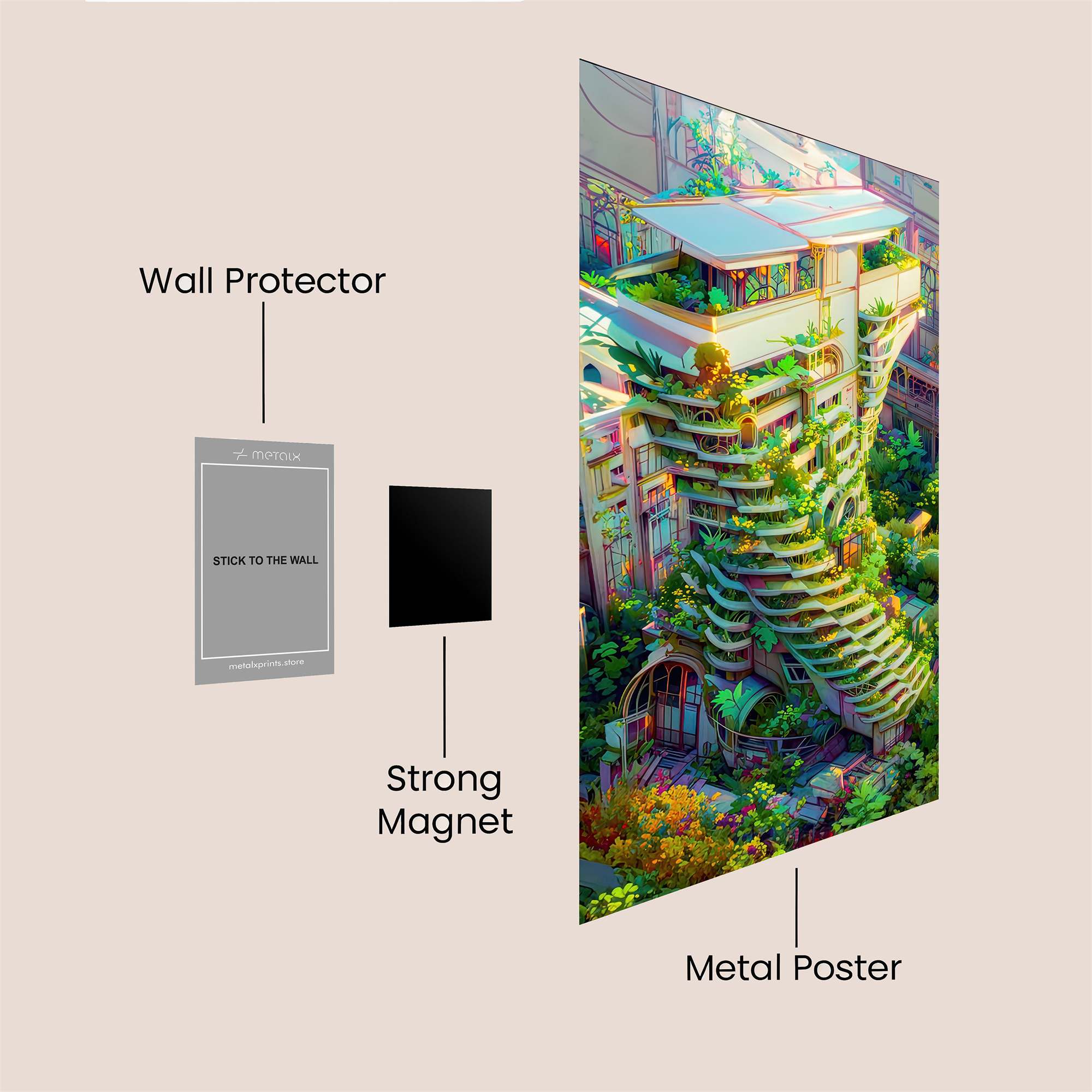 EcoSpiral Safe Wall Magnetic / M