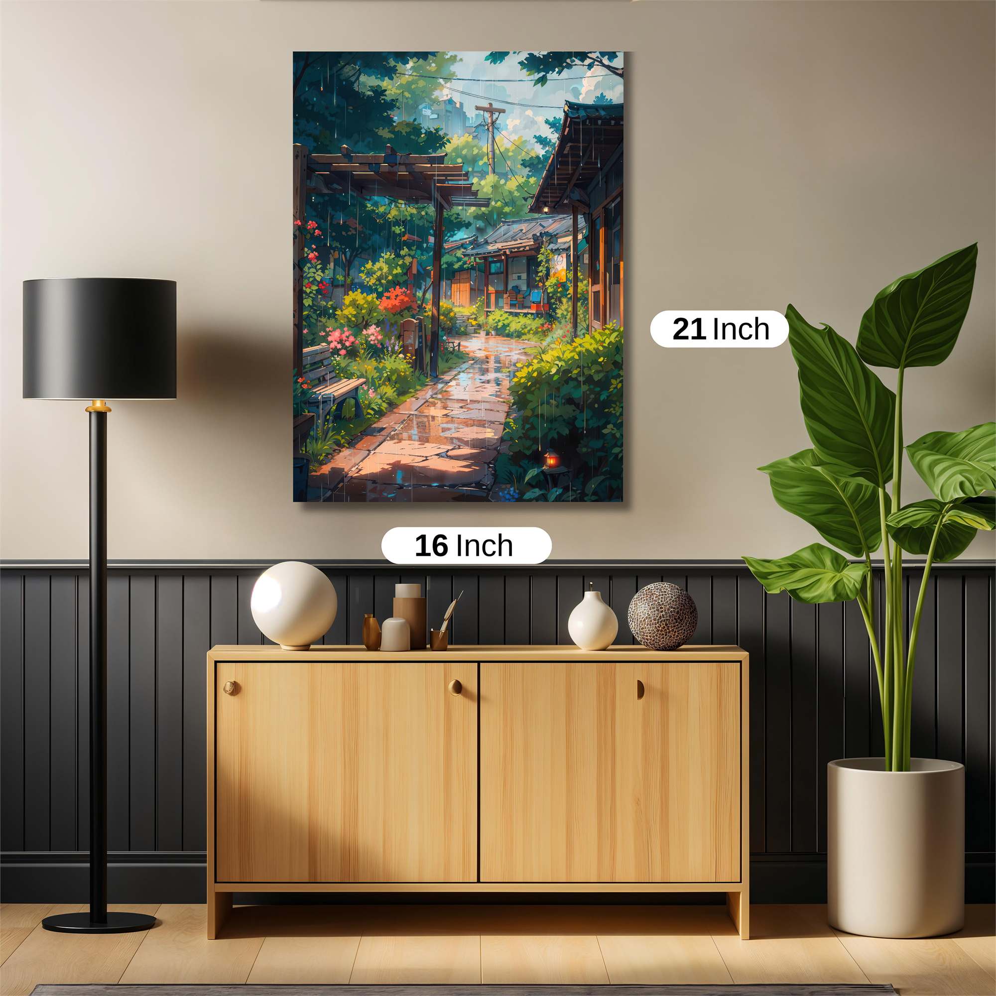 Garden Serenity Safe Wall Magnetic / M