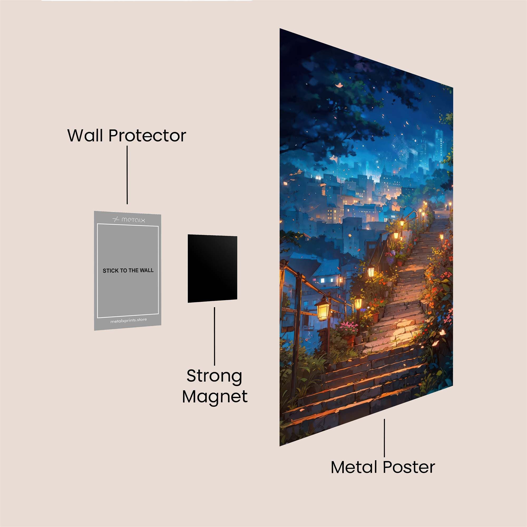 Starlit Serenity Safe Wall Magnetic / M