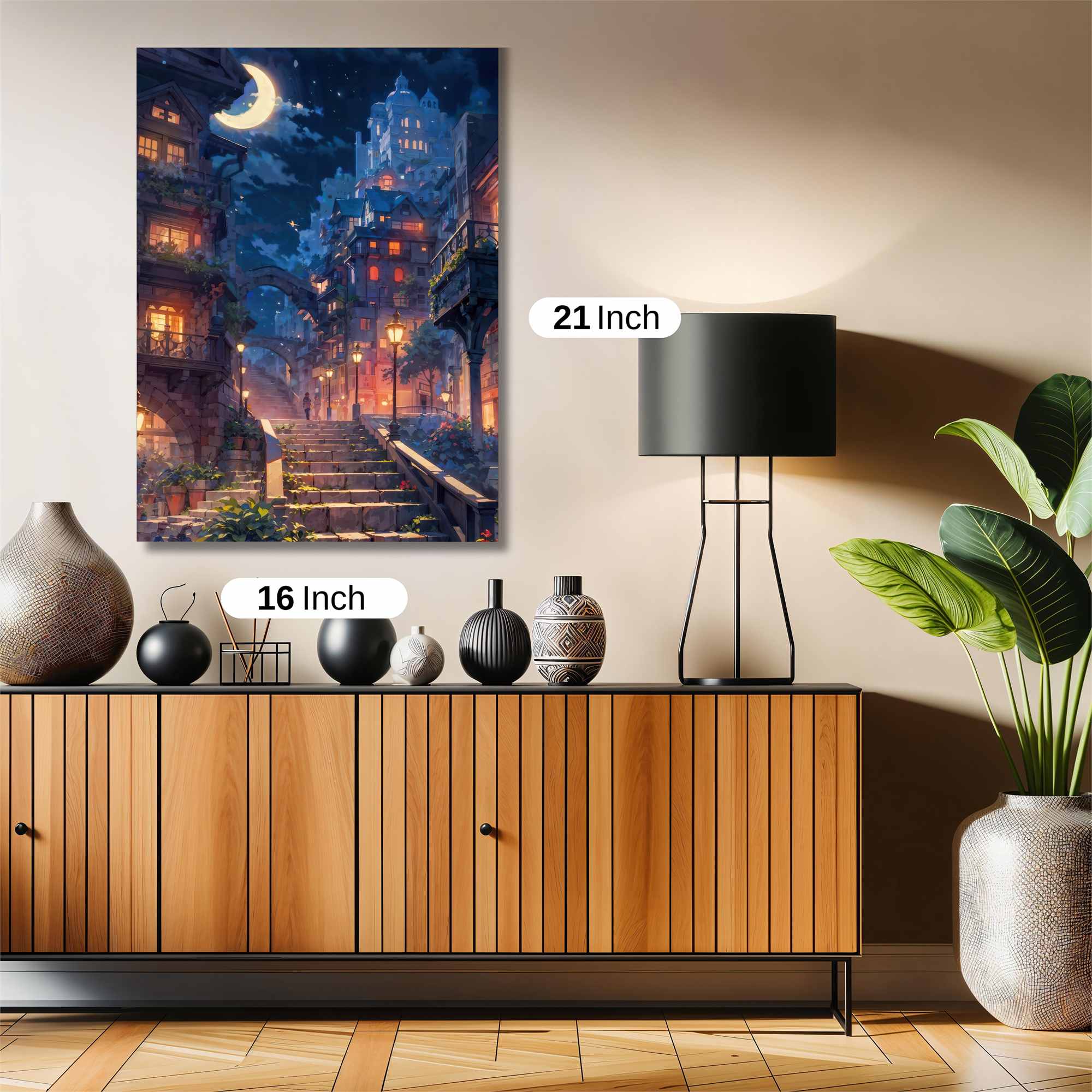 Moonlit Serenity Safe Wall Magnetic / M