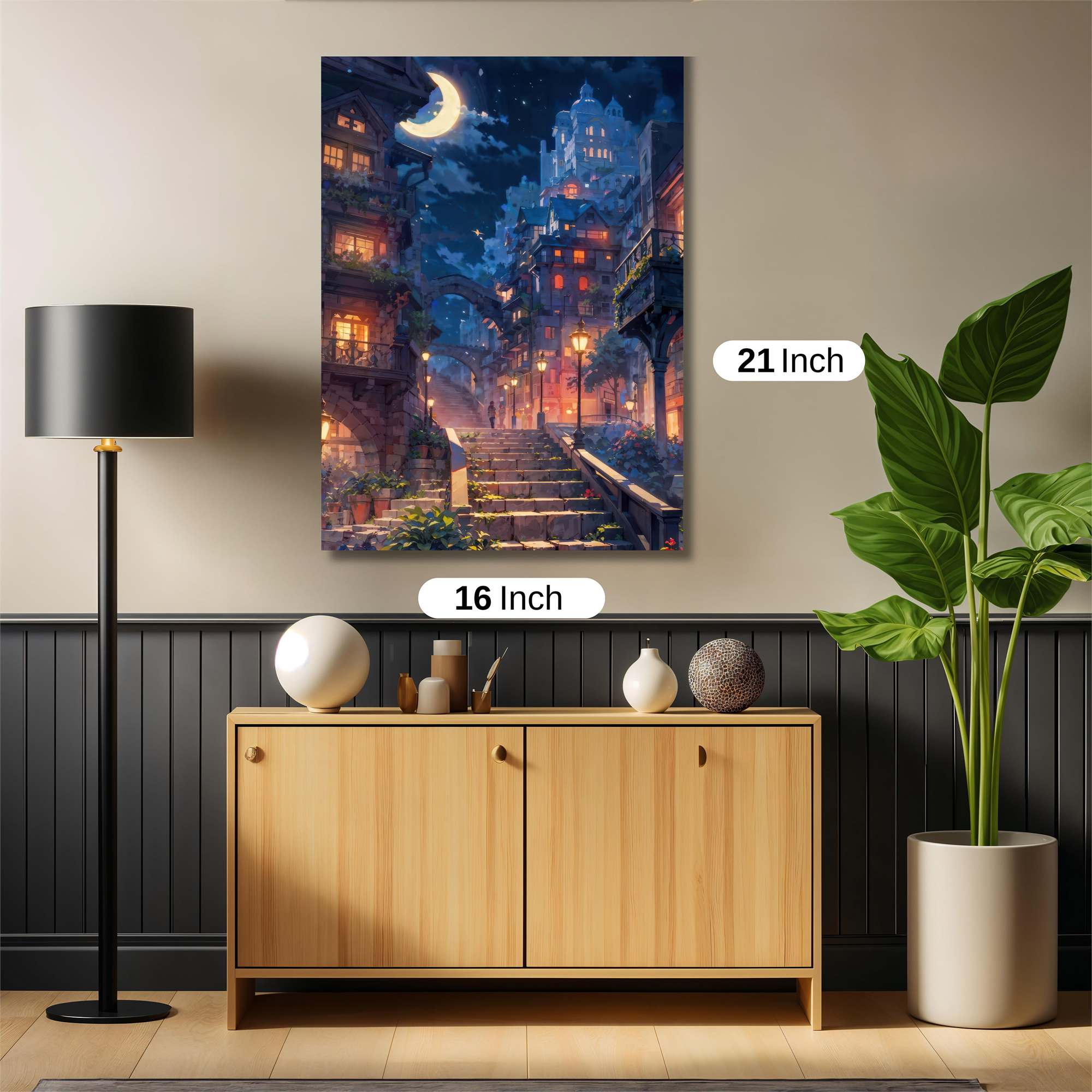 Moonlit Serenity Safe Wall Magnetic / M
