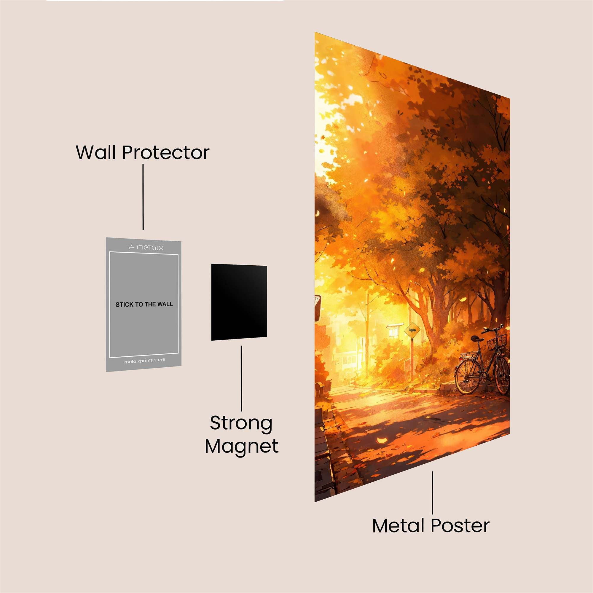 Autumn Serenity Safe Wall Magnetic / M