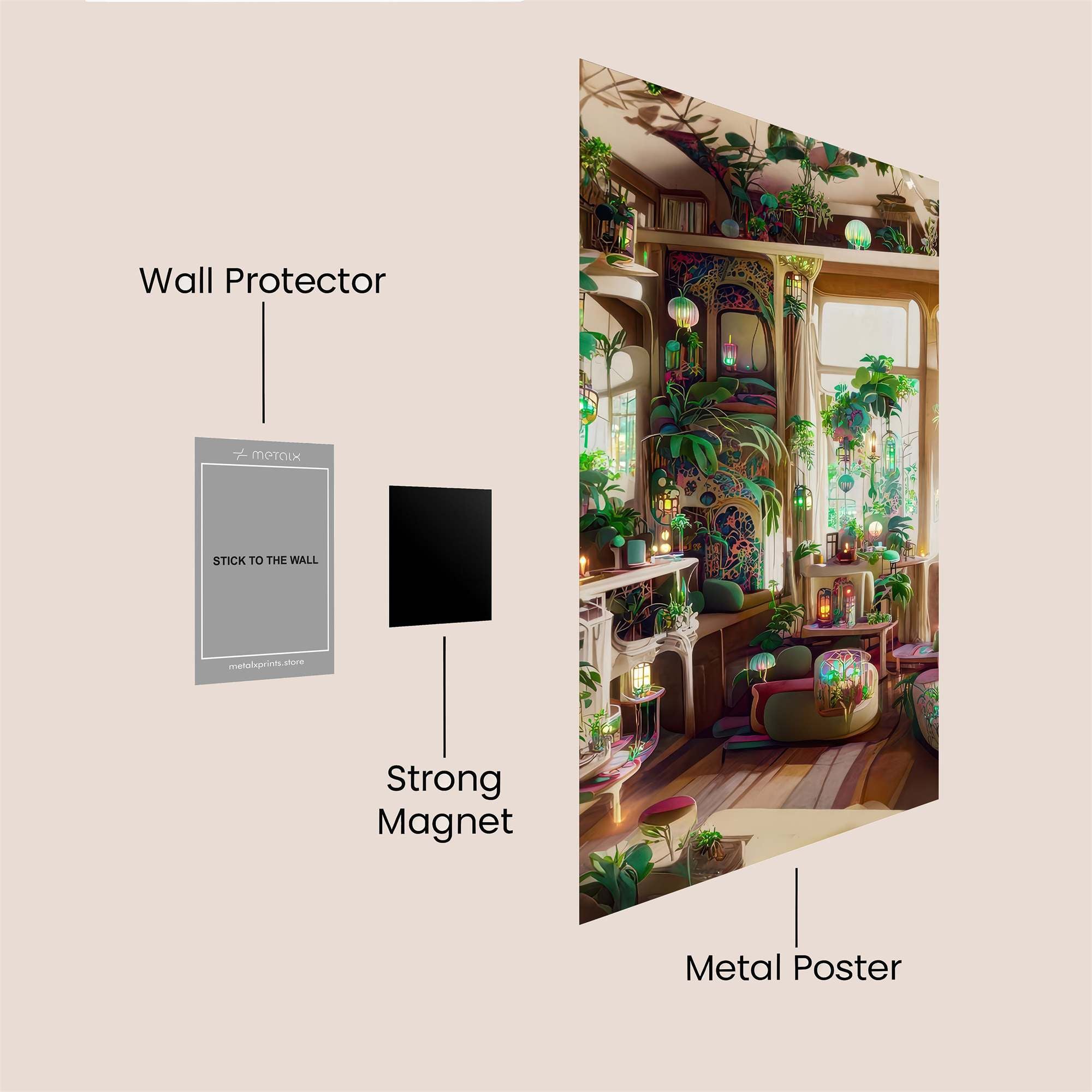 Jungle Serenity Safe Wall Magnetic / M
