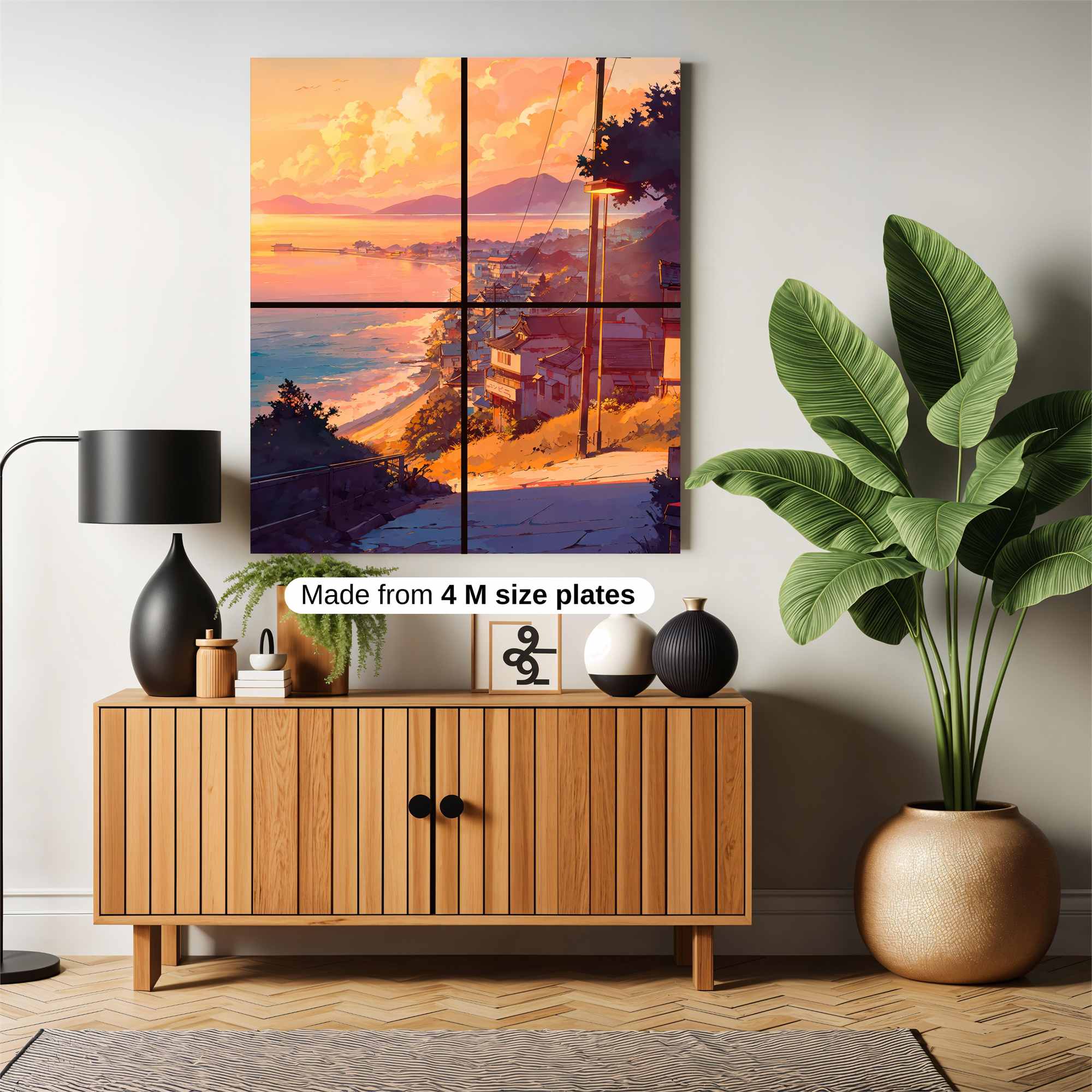 Sunset Serenity Safe Wall Magnetic / M
