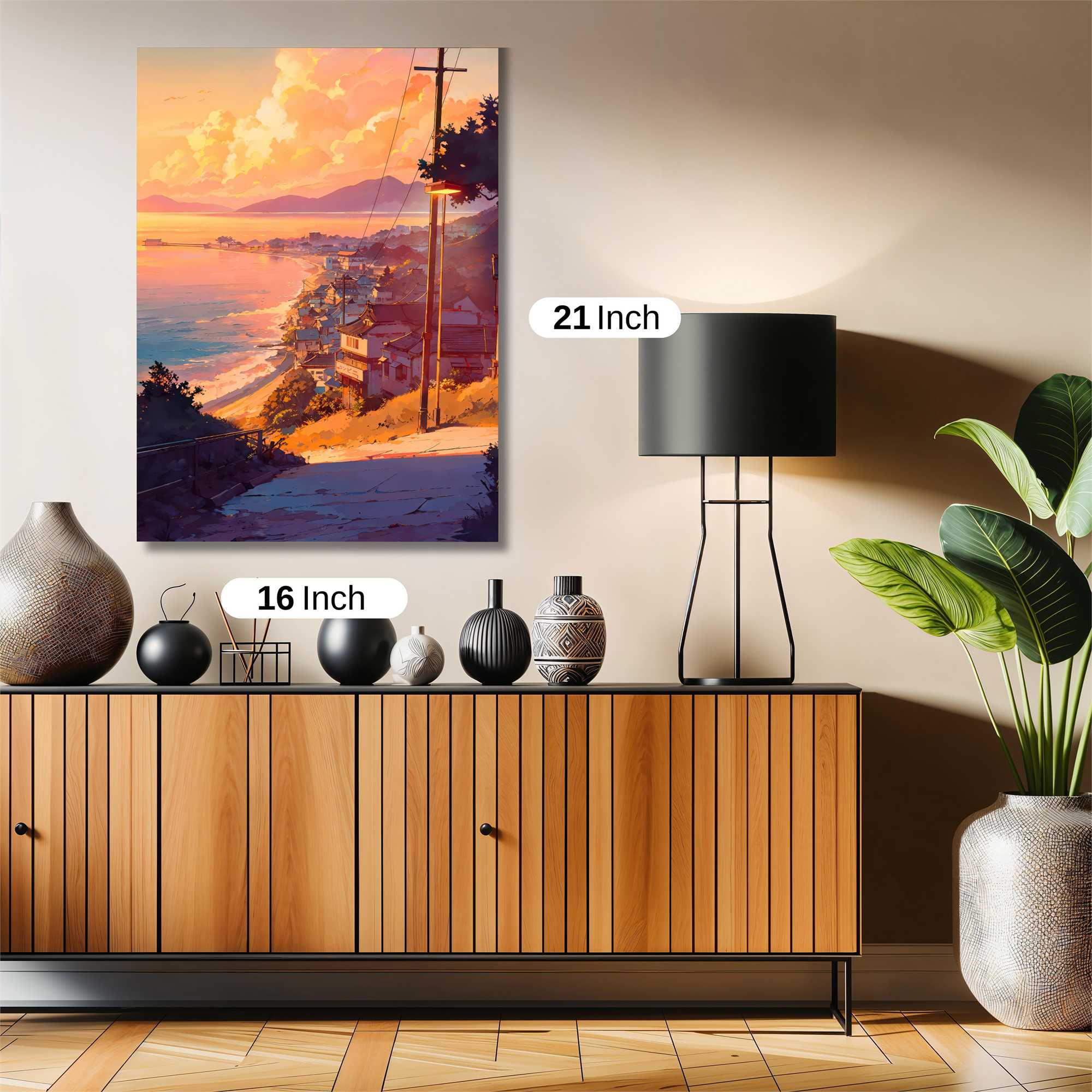 Sunset Serenity Safe Wall Magnetic / M