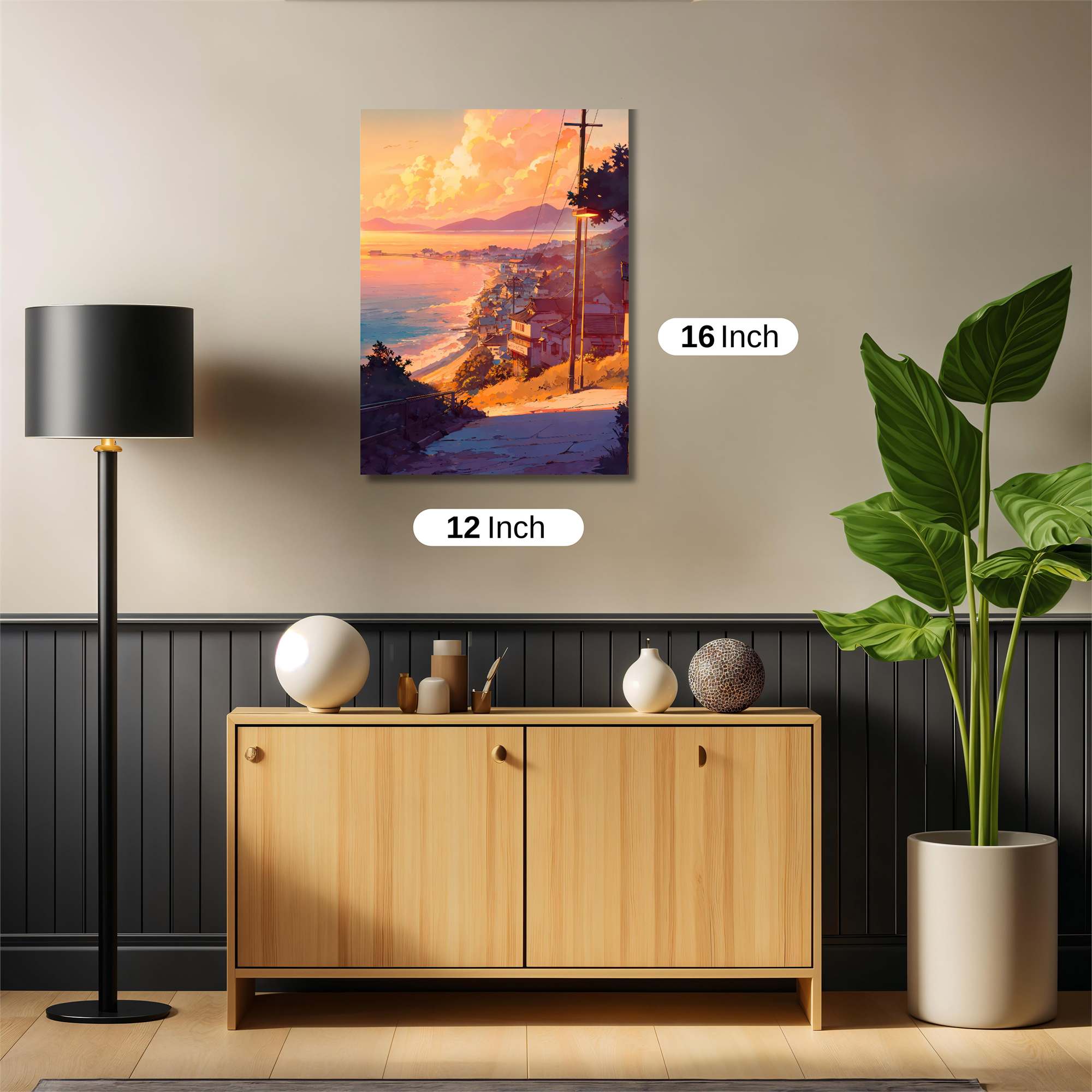 Sunset Serenity Safe Wall Magnetic / M