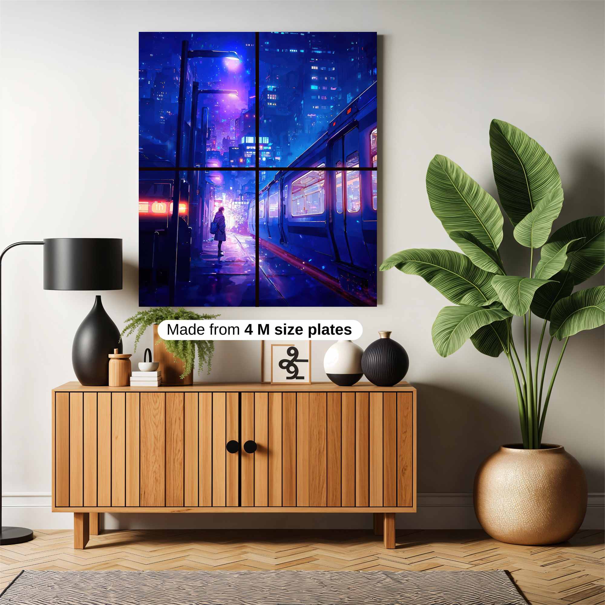 Neon Solitude Safe Wall Magnetic / M