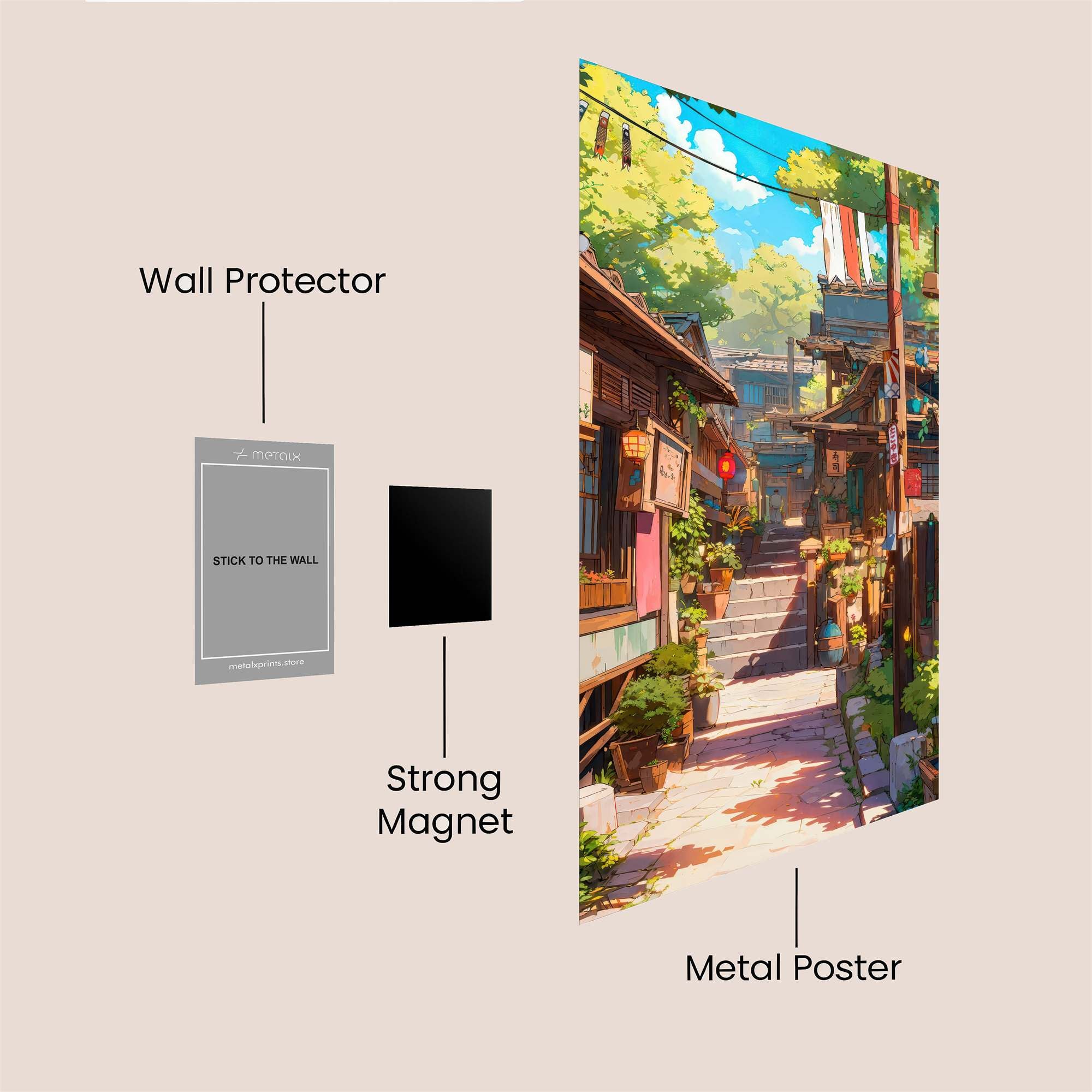 Village Serenity Safe Wall Magnetic / M