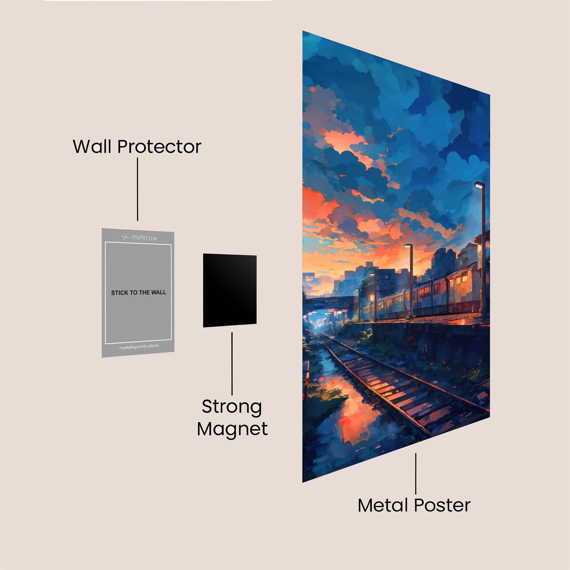 Twilight Tranquil Safe Wall Magnetic / M