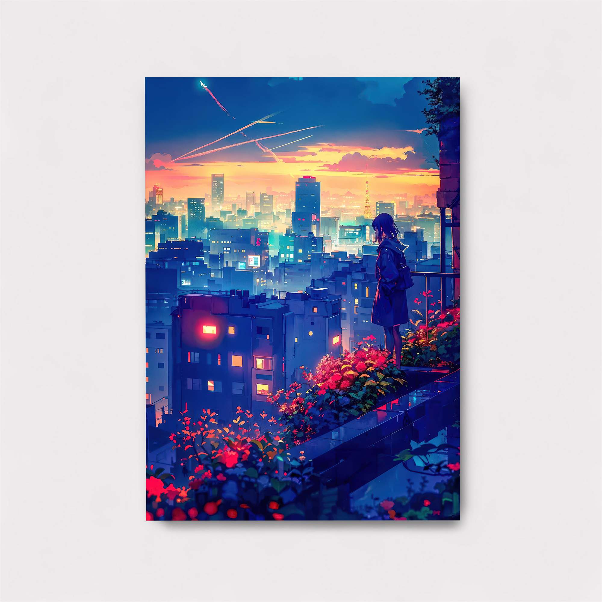 Cityscape Serenity Safe Wall Magnetic / M