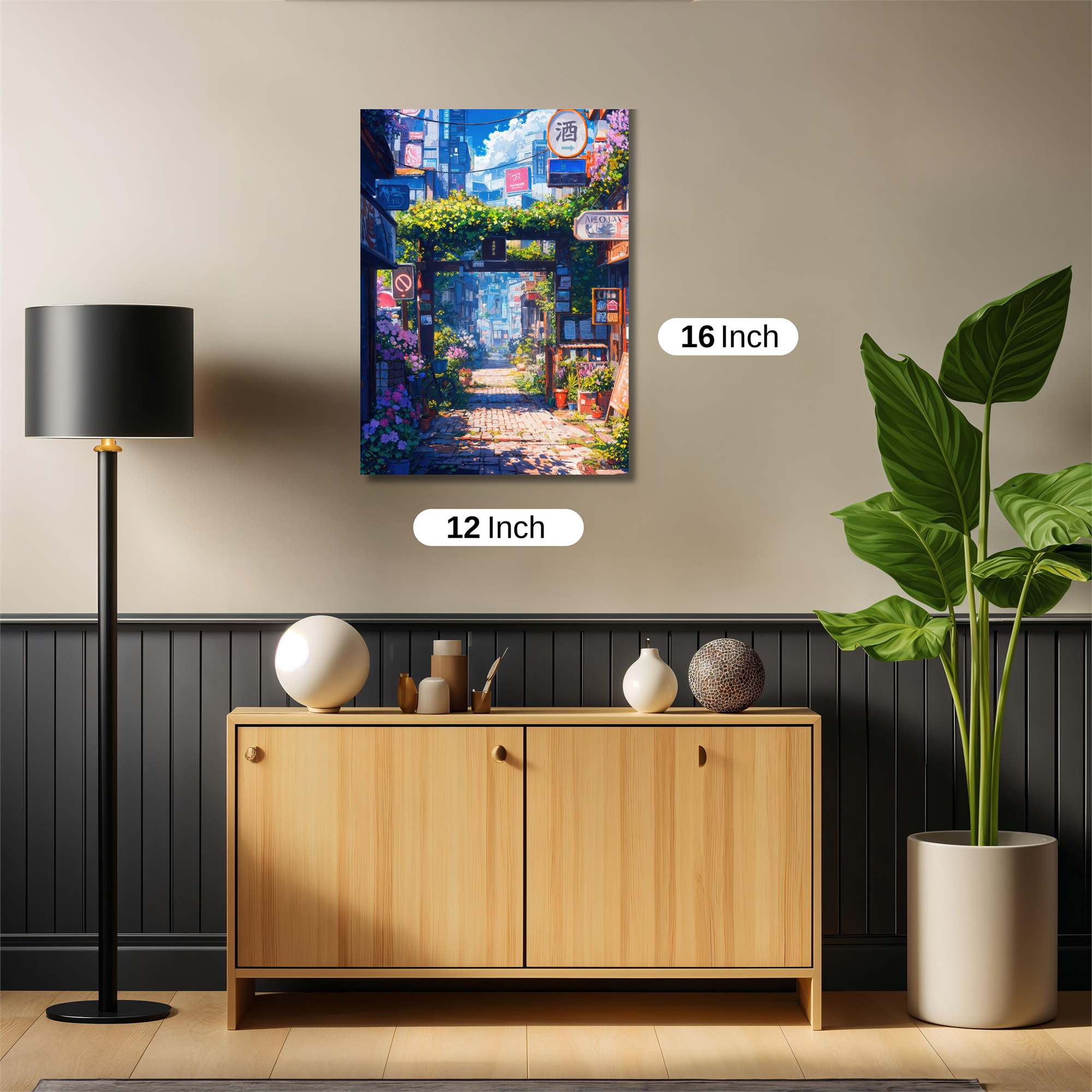 Neon Serenity Safe Wall Magnetic / M