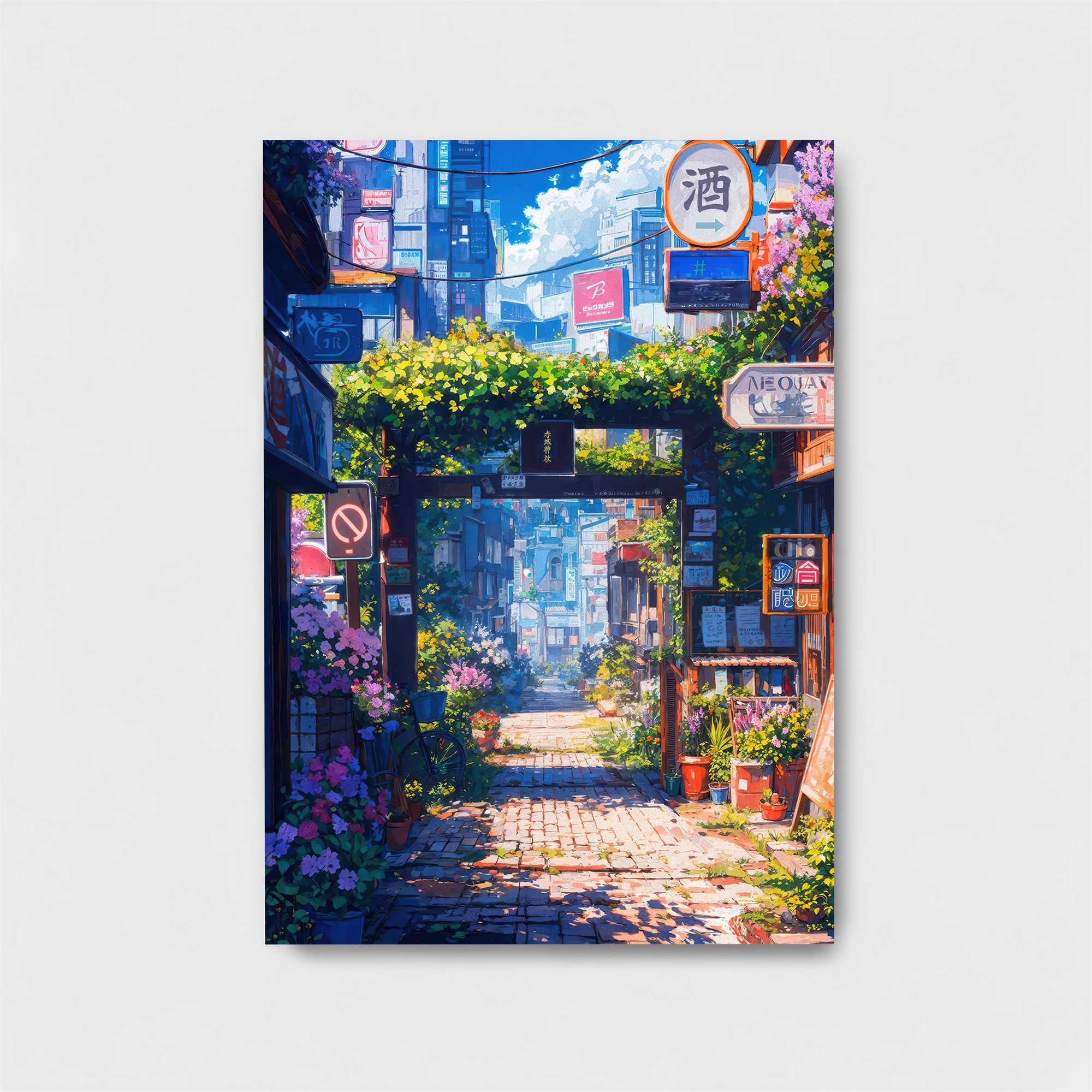 Neon Serenity Safe Wall Magnetic / M