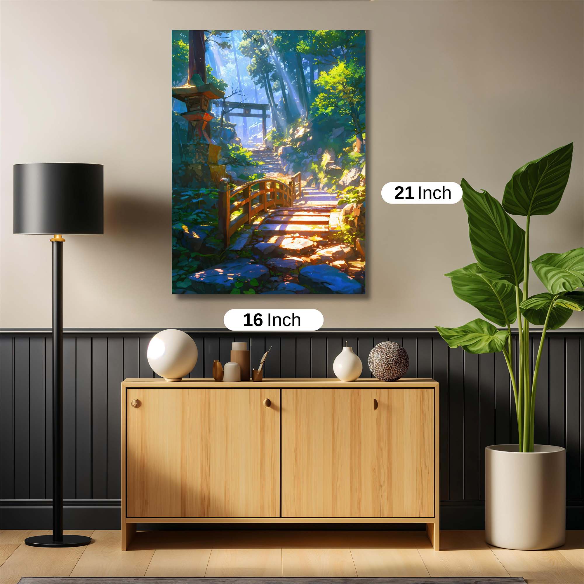 Forest Serenity Safe Wall Magnetic / M