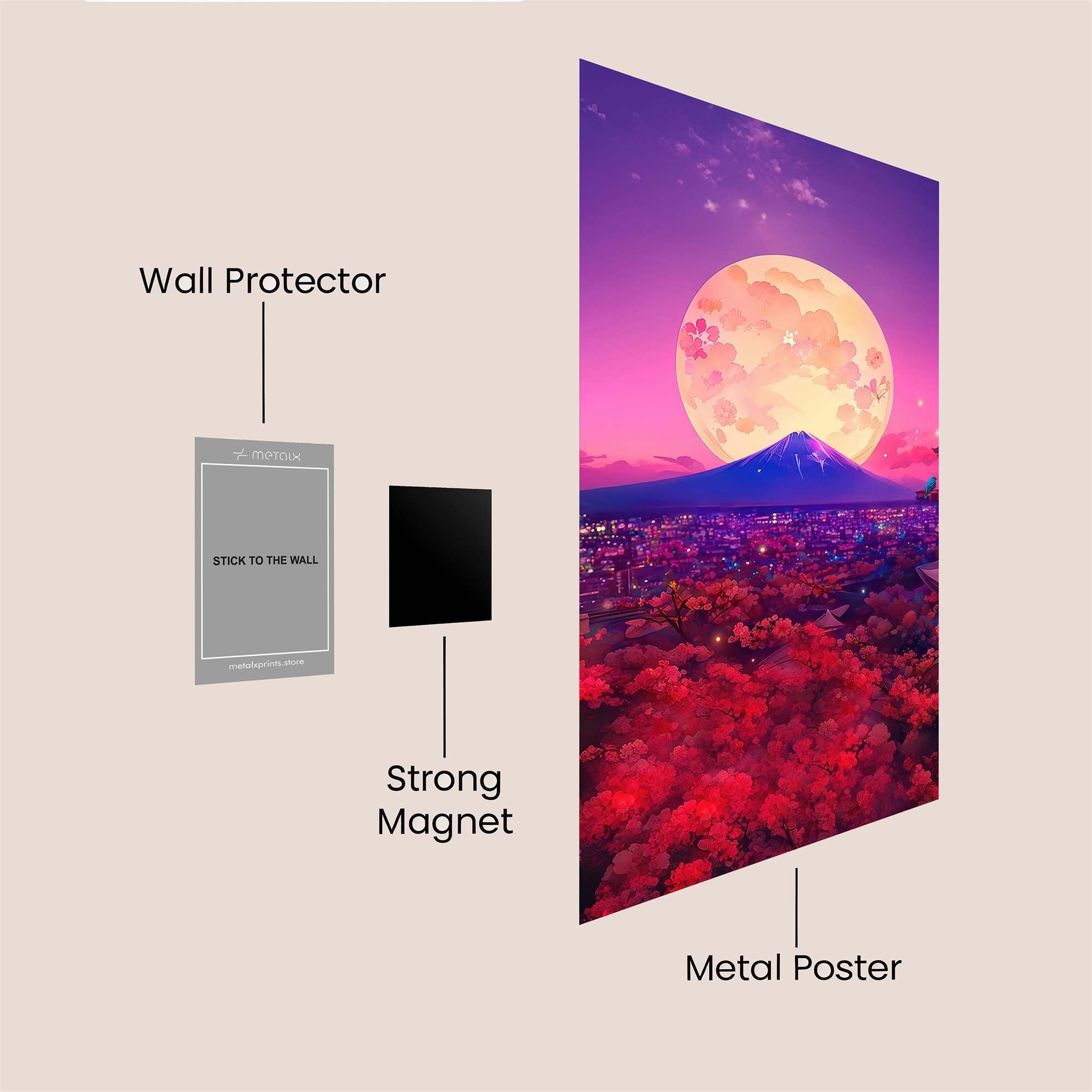 Fuji Dreamscape Safe Wall Magnetic / M