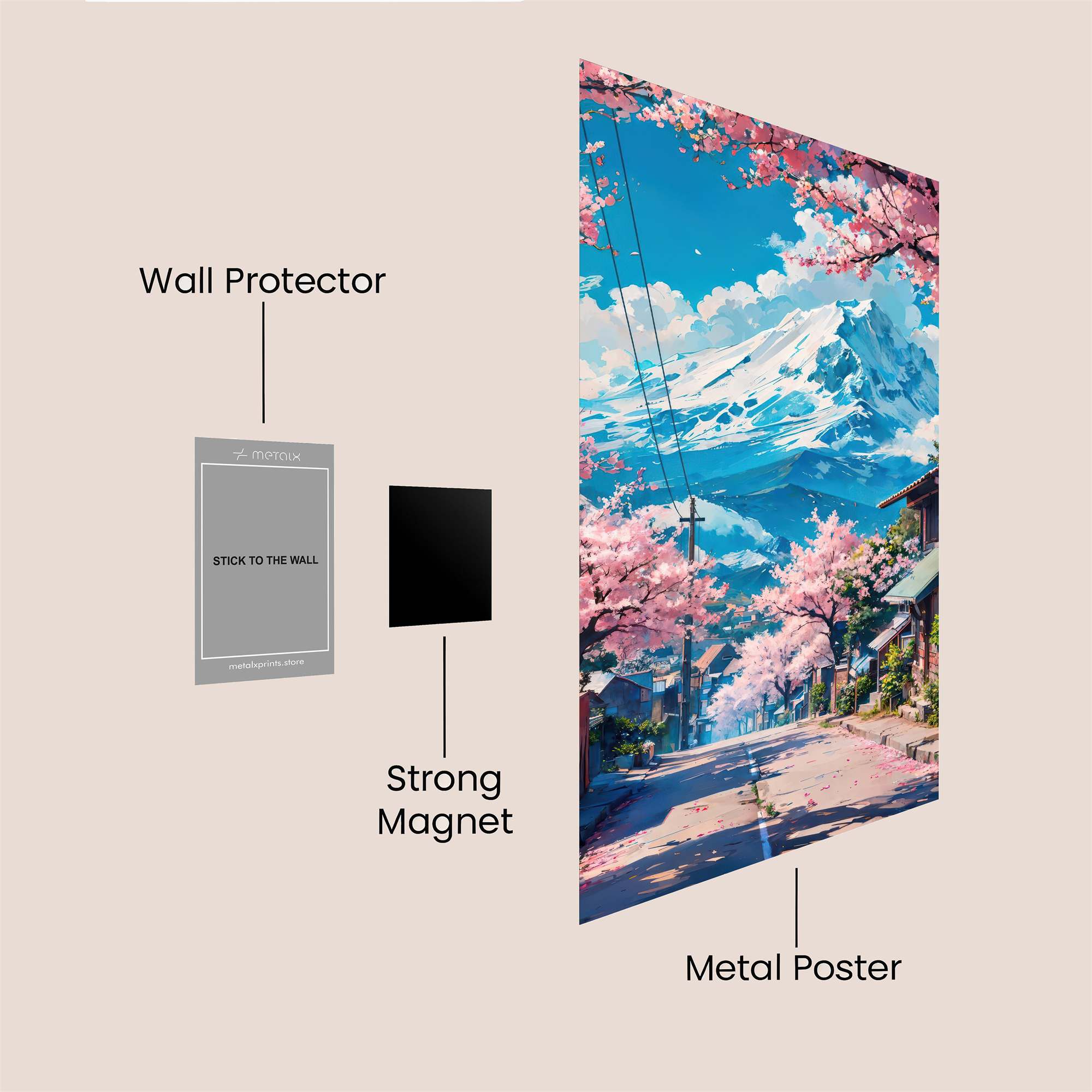 Fuji Serenity Safe Wall Magnetic / M