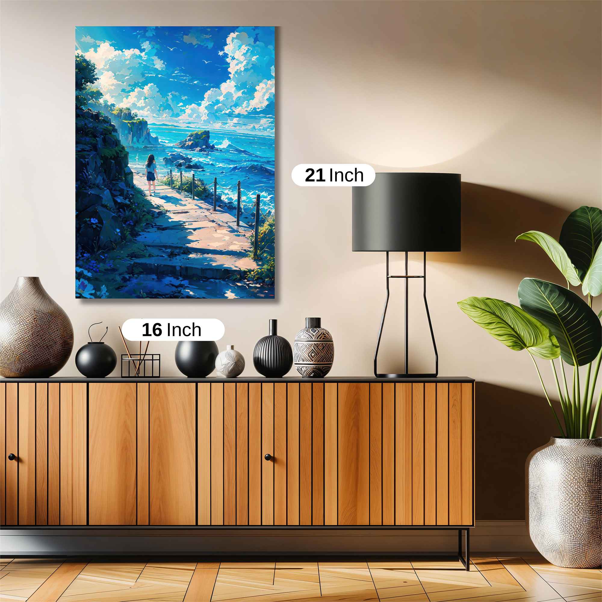 Oceanic Solitude Safe Wall Magnetic / M