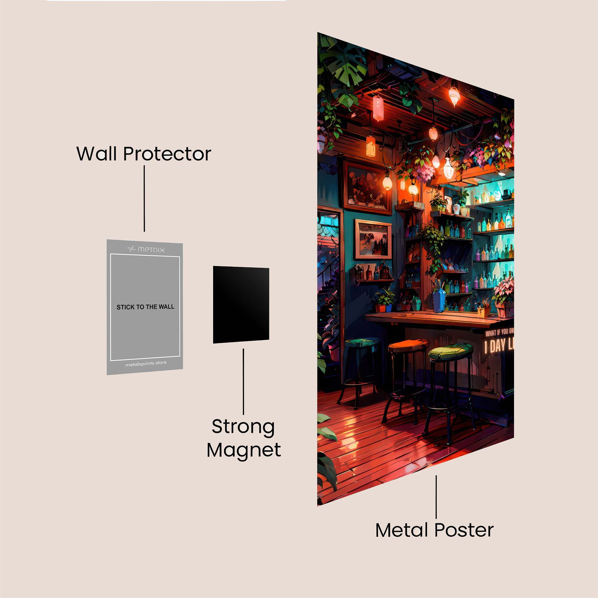 Apothecary Dream Safe Wall Magnetic / M