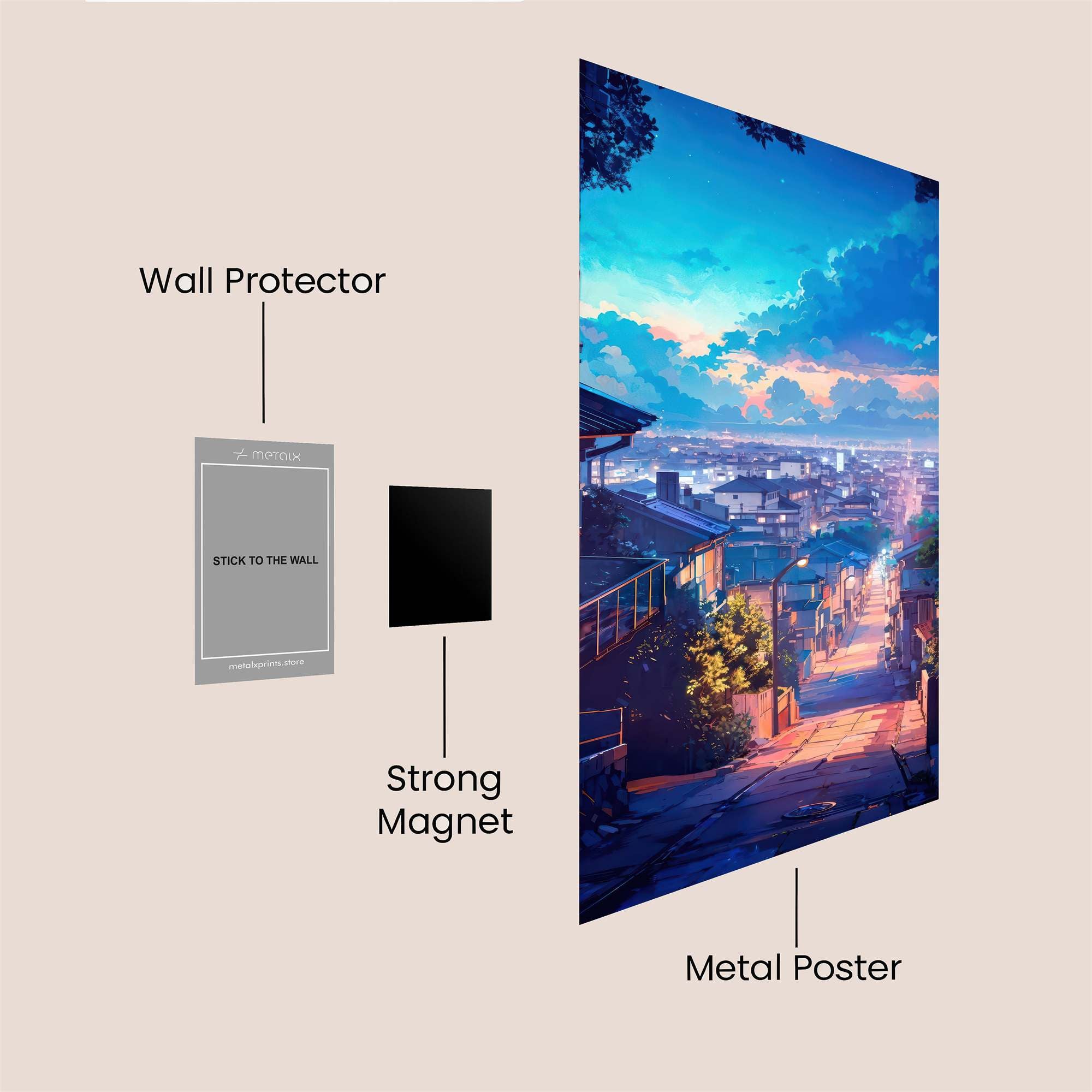 Twilight Serenity Safe Wall Magnetic / M