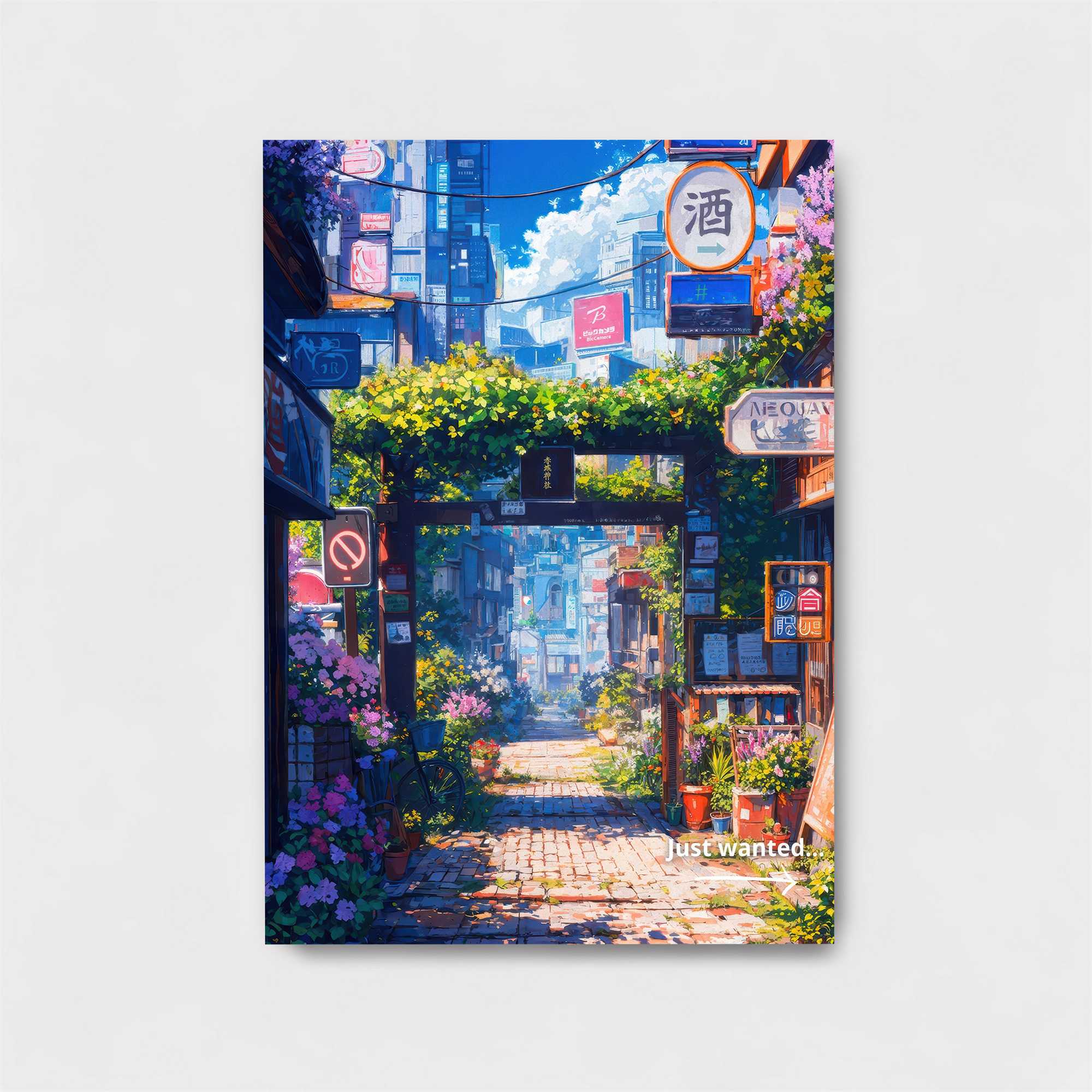 Neon Serenity Safe Wall Magnetic / M