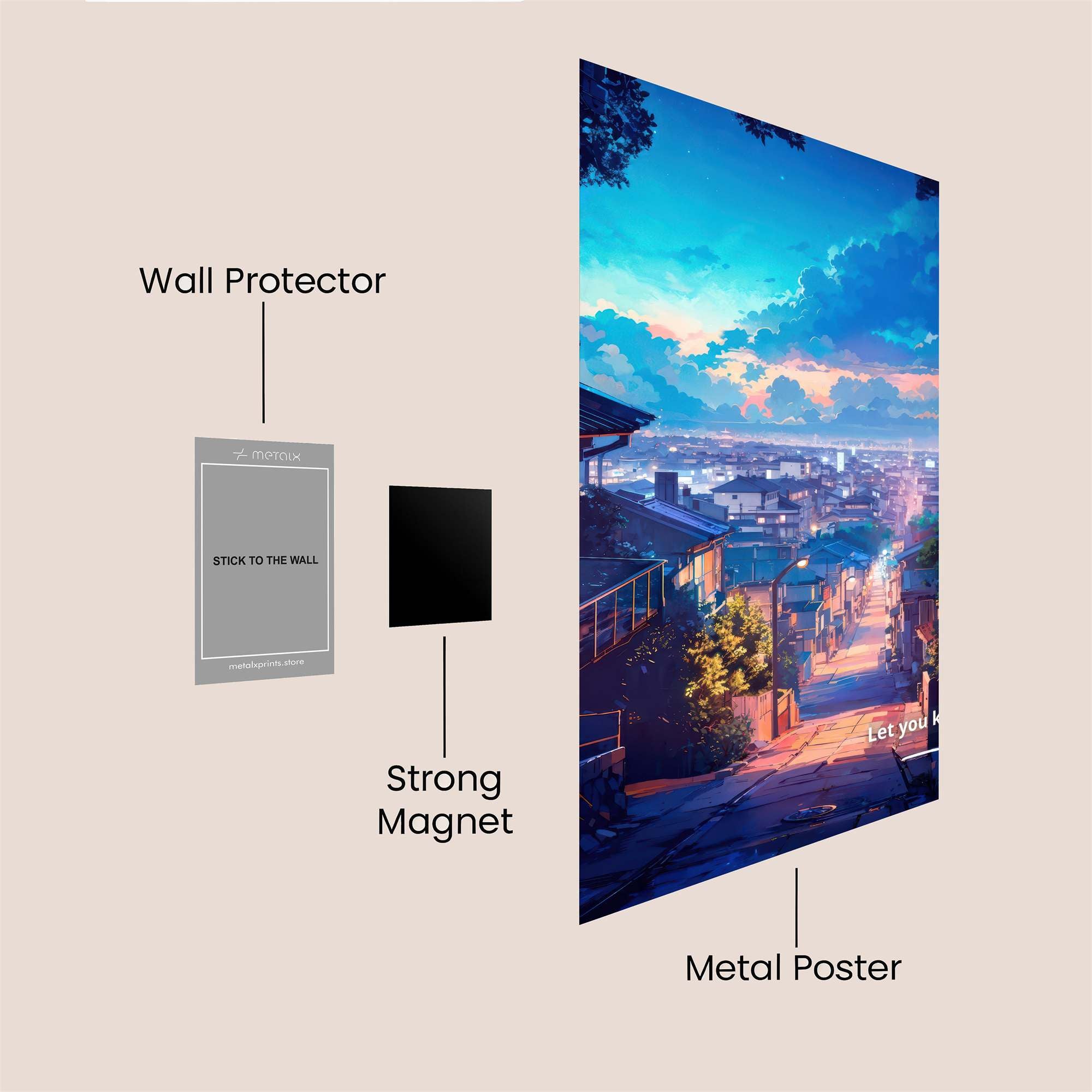 Twilight Serenity Safe Wall Magnetic / M