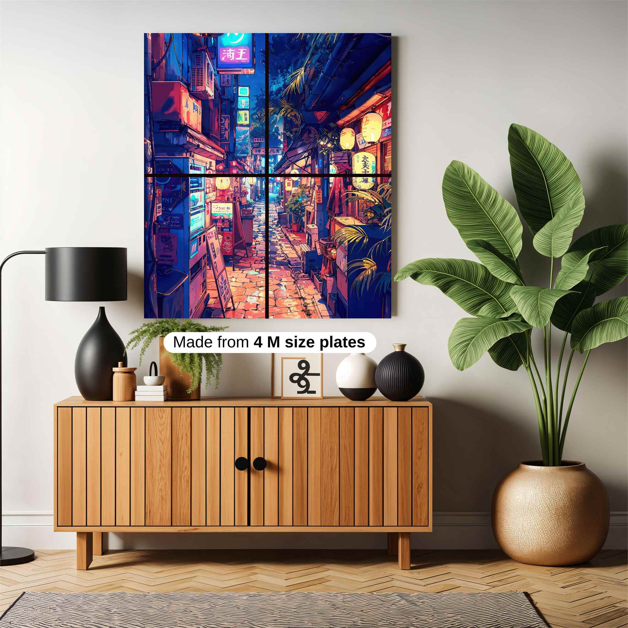 Neon Serenity Safe Wall Magnetic / M